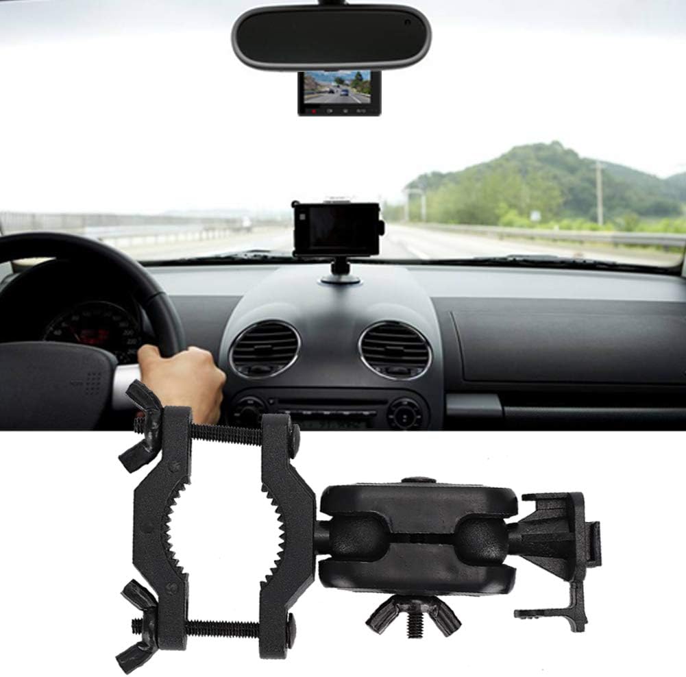 Naroote 360 Dash Cam Mount, Driving Recorder Holder, Car Rearview Mirror Camera Holder Driving Recorder Bracket Degree