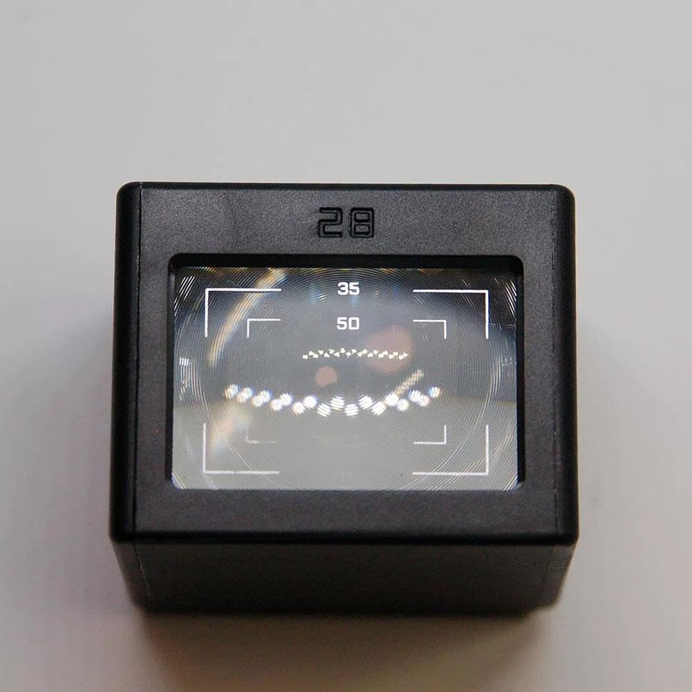 Generic 28mm 35/50 40 (35/50 Optical Waist Level Viewfinder for Camera Hot Shoe Adjustable Shoe Foot Position, or Frame