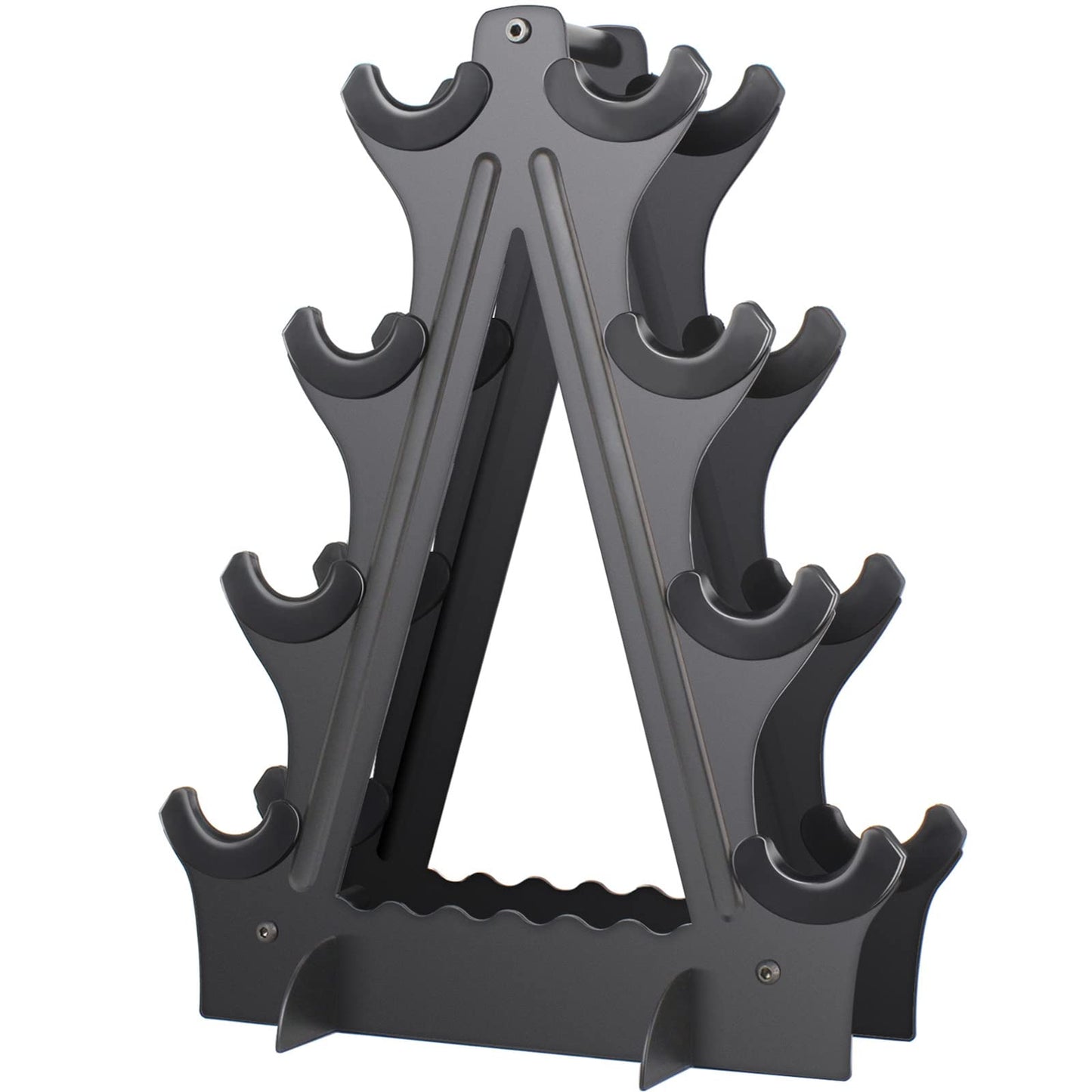 Dumbbell Rack 4 Tier Weight Rack for Dumbbells Compact Dumbell Rack Stand Only for Home Gym Weight Stand, (Rack ONLY)