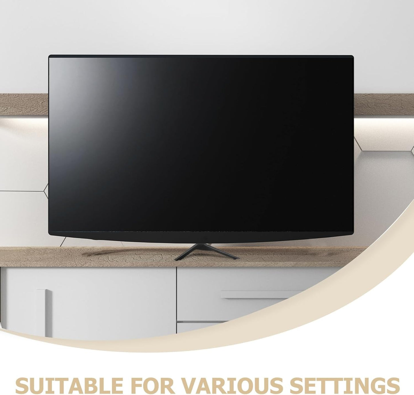 Cabilock 32-43 Inch Tv Stand Base and Bracket Replacement with Screws for LED LCD Televisions, Universal Tabletop