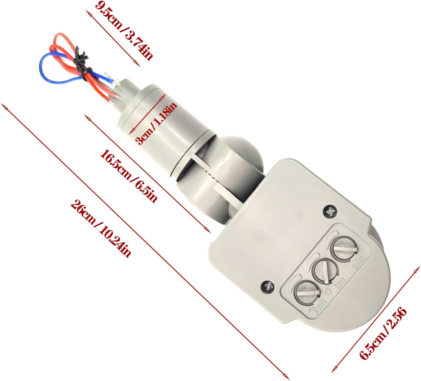 HANNAHONG AC110-220V, PIR Motion Detector, Passive Infrared Smart Sensor Switch, Waterproof Outdoor,Human Body Sensor