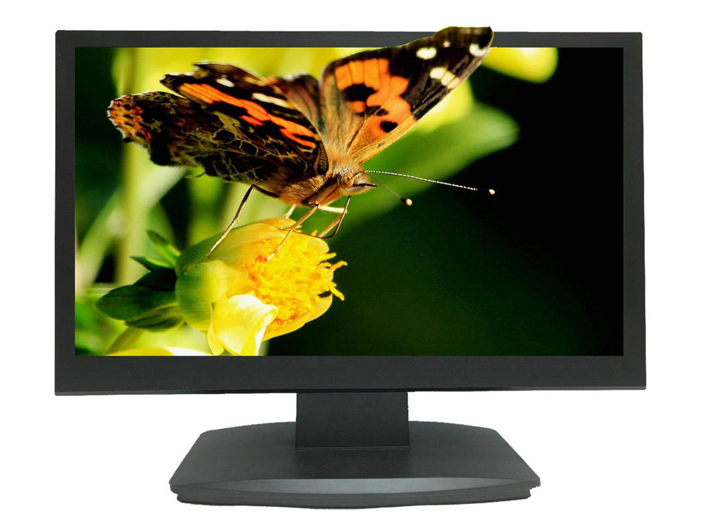 101AV Professional Security Monitor 21.5" 5MP Super HD-TVI, AHD, CVI & CVBS 16:9, 1 HDMI & 2 BNC Inputs and Outputs, Working with Super HD 5MP Security Cameras Directly in Addition to DVR/NVR & PC
