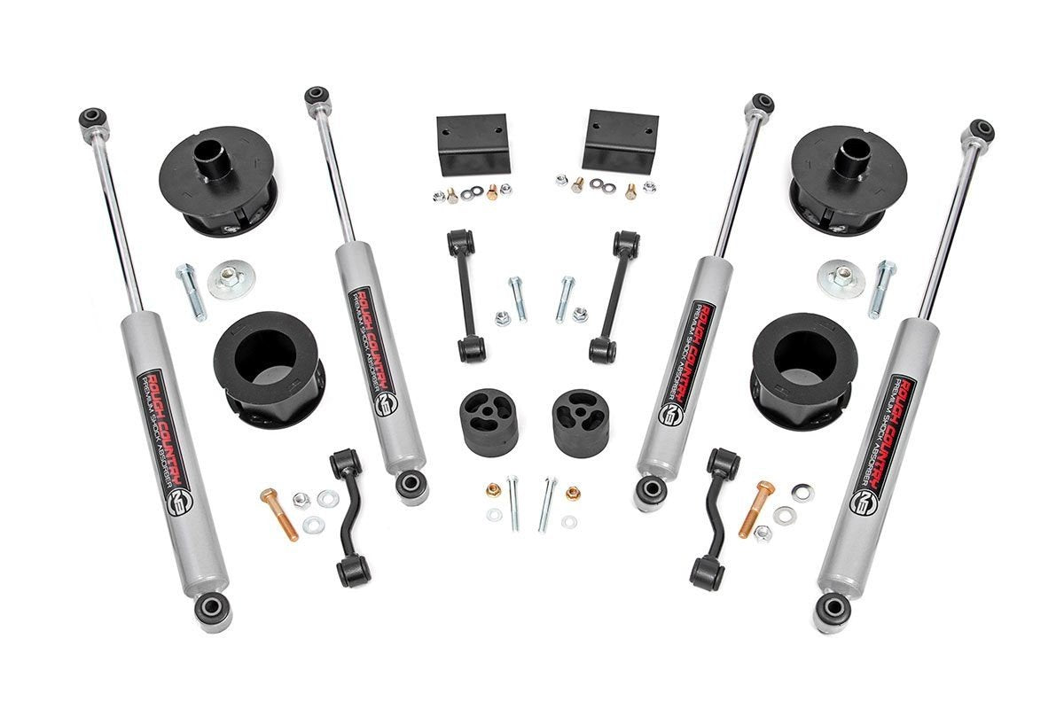 Rough Country 2.5" Lift Kit w/N3 Shocks for 2018-2023 Jeep Wrangler JL - 67730