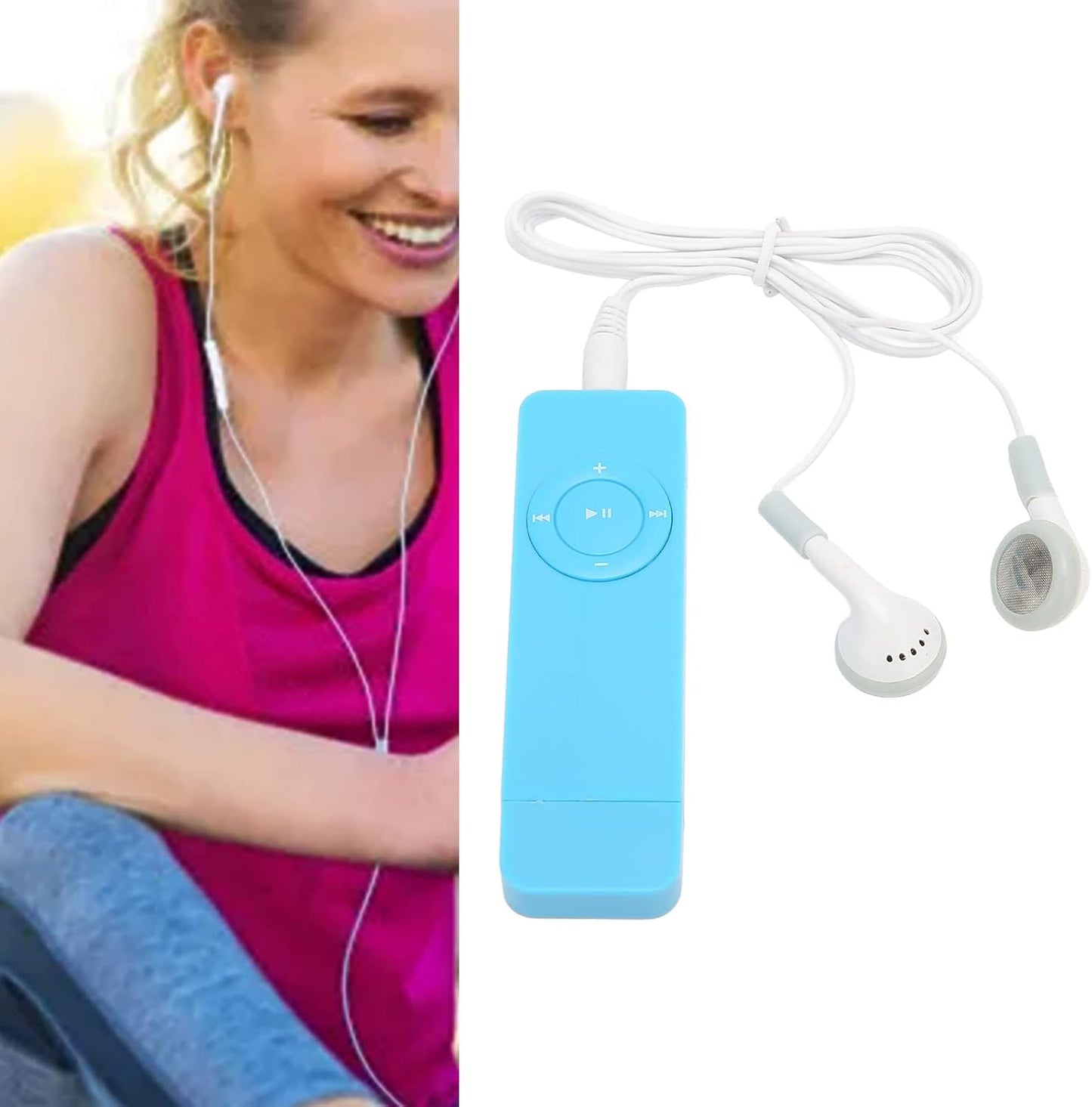 ASHATA 64GB MP3 MP3 Mp3 Player, Portable Digital Lossless Sound Music Player, Portable HiFi Sound Music Player, E Book