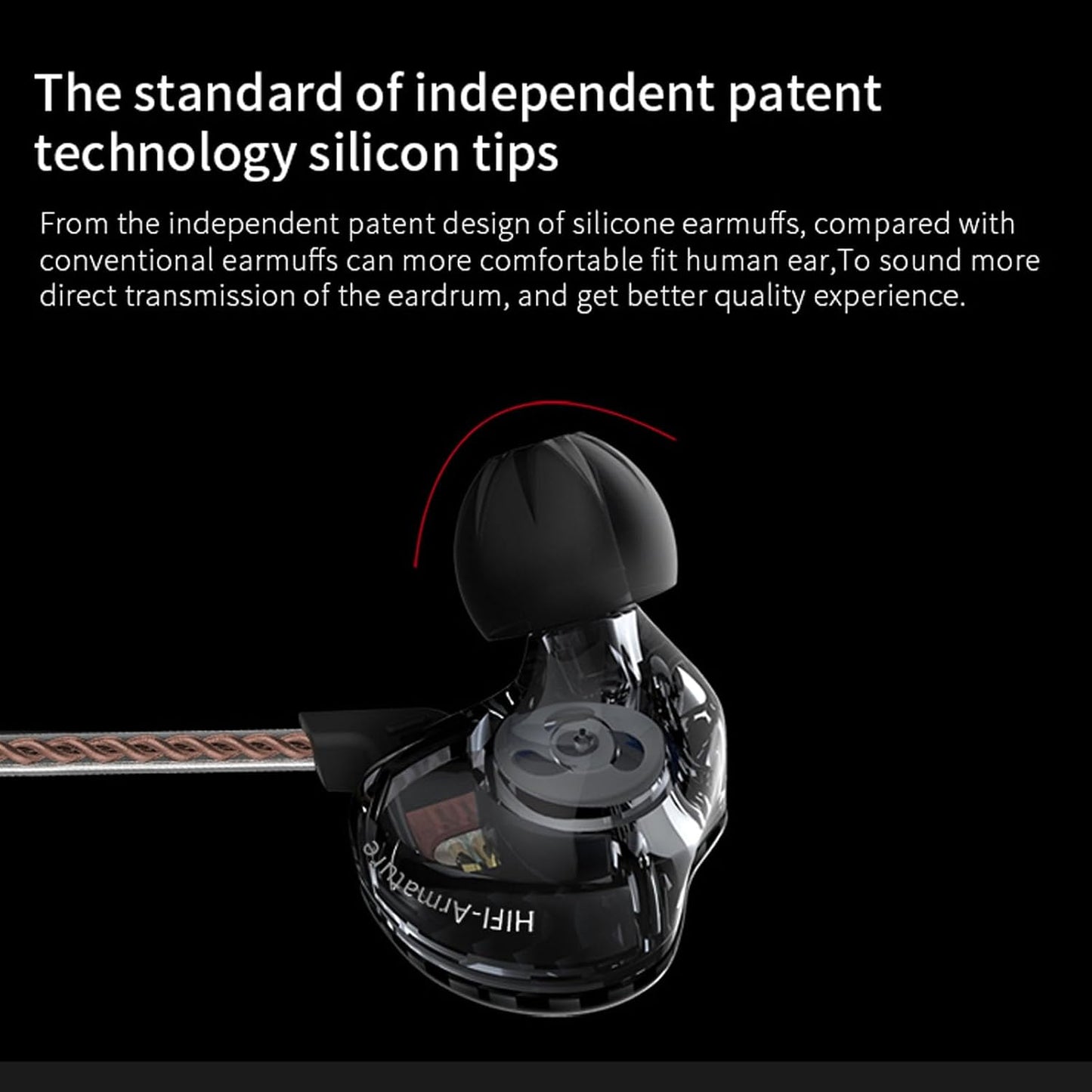 3.5mm 0.75mm 1BA 1DD Mp3 ASHATA Monitor Earbuds in Ear Monitor Headphones with Detachable Cable Right Angle Plug Pin