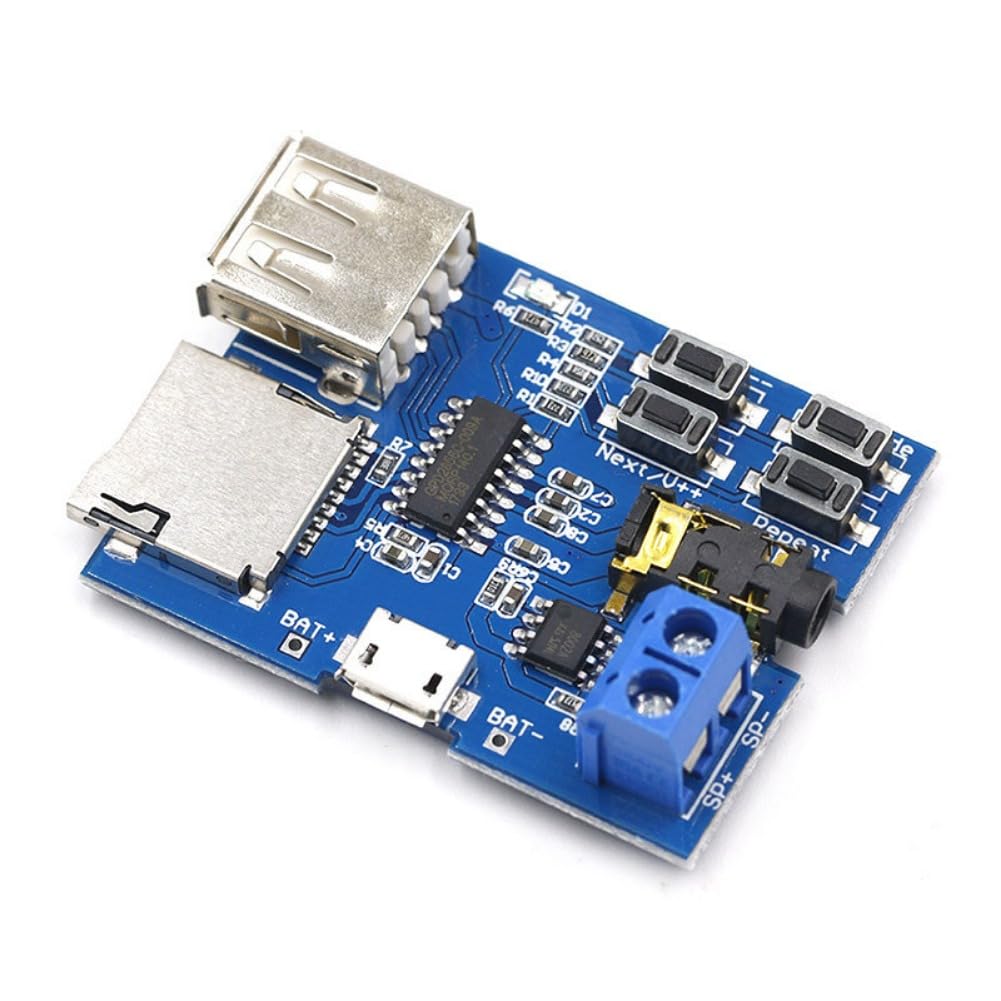 AYASOSO MP3 TF Card U Disk Format decoder Board Amplifier decoding Audio Player Module