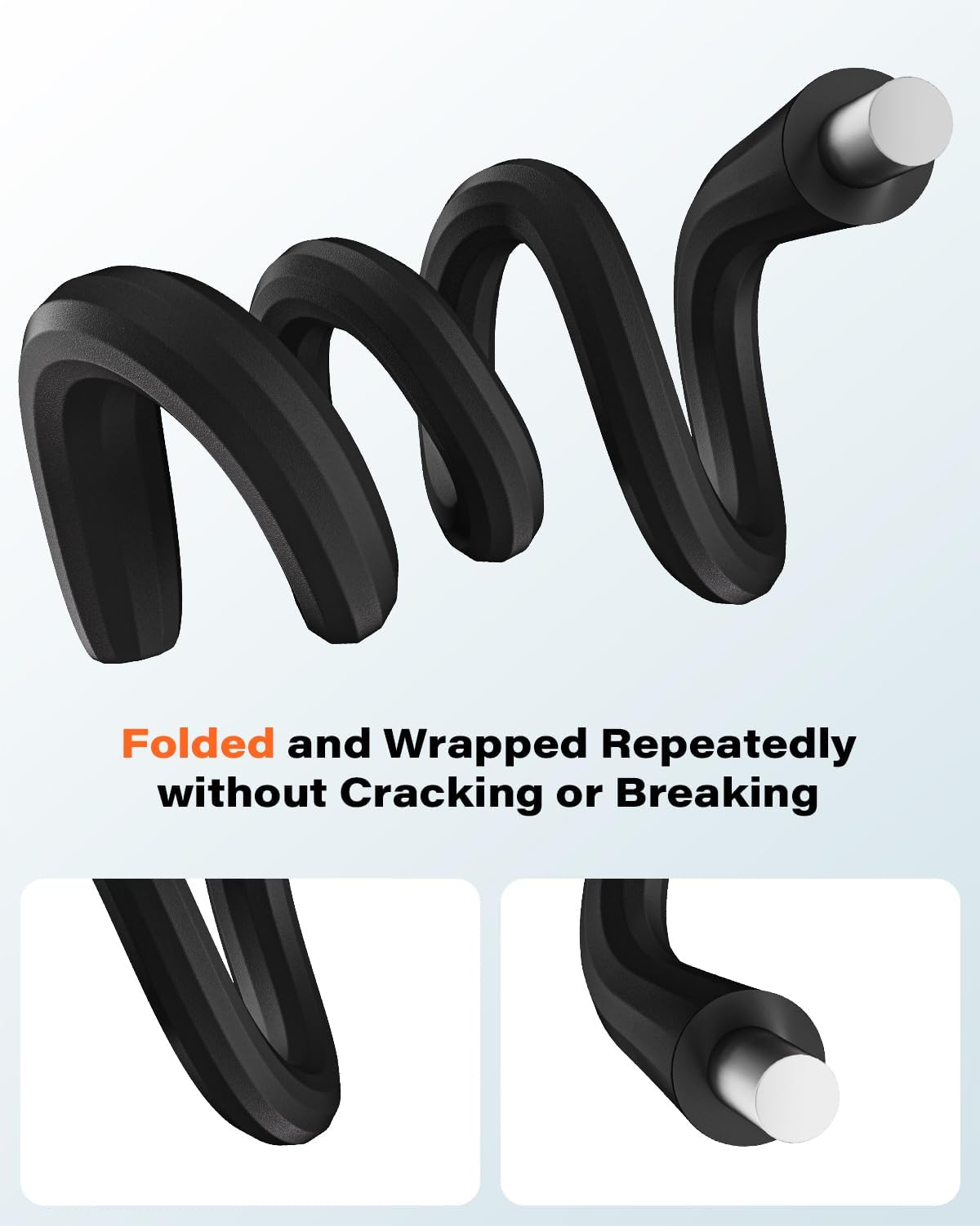 A2C Flexible Gooseneck Phone Holder for iPhone Magsafe, Long Arm Gym Magnetic Phone Holder for Treadmill Peloton