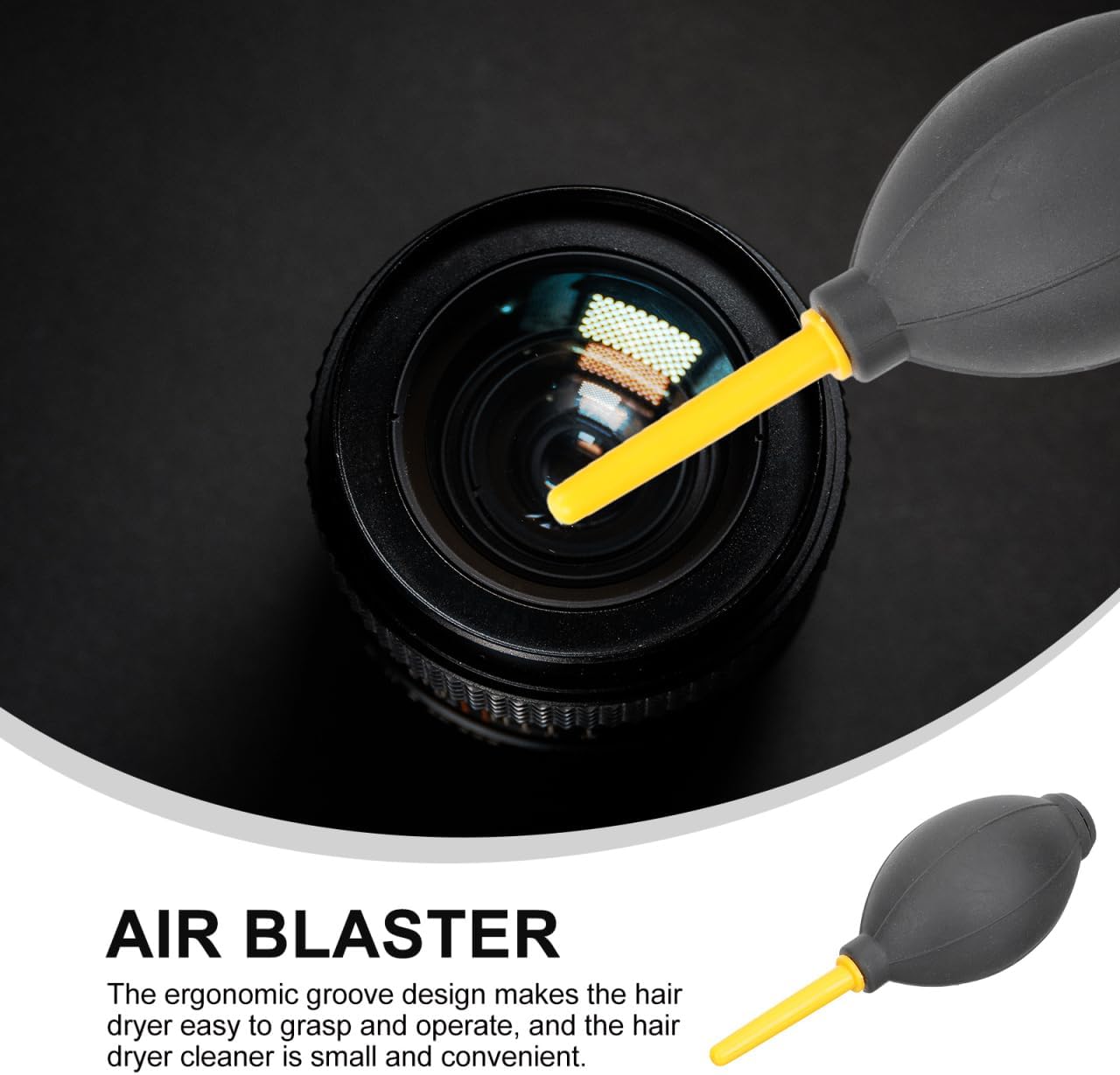 5.70X4.33X2.16 Inch Bulb OSALADI Camera Air Blower Dust Pump for DSLR Lens Keyboard Screen Cleaning Tool with Ergonomic
