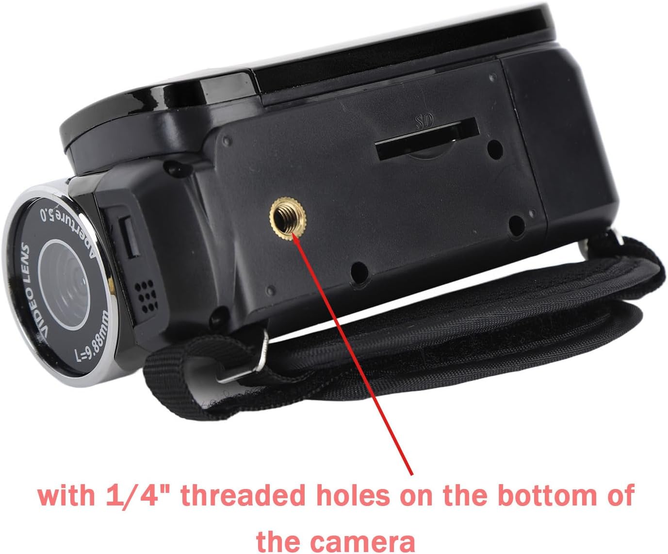 ciciglow 1080P 16MP 16x 2.7in Handheld Video Camcorder, Camera Digital Zoom Video Camera with TFT Rotatable Screen