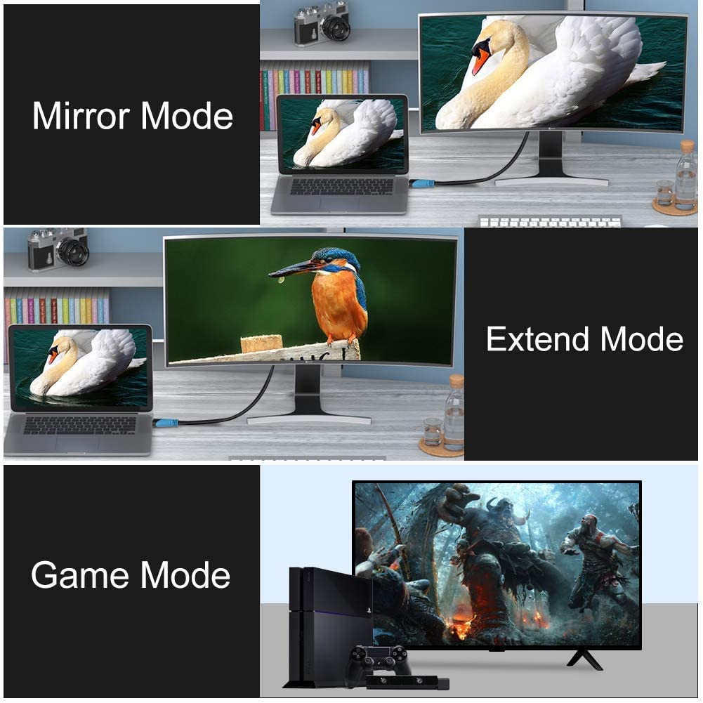 4K 35 2.0,18Gbps) 4K@60HZ 2K 1080P 3D PS4/PS5 ect(10.5m) HDMI FT Cable (HDMI Ultra High Speed Gold Plated