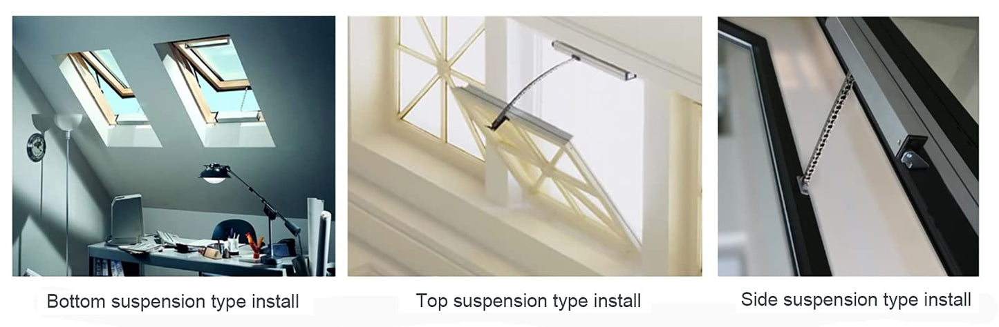 Olideauto Automatic Electric Chain Windows Opener Motor Actuator Travelling Distance is Adjustable