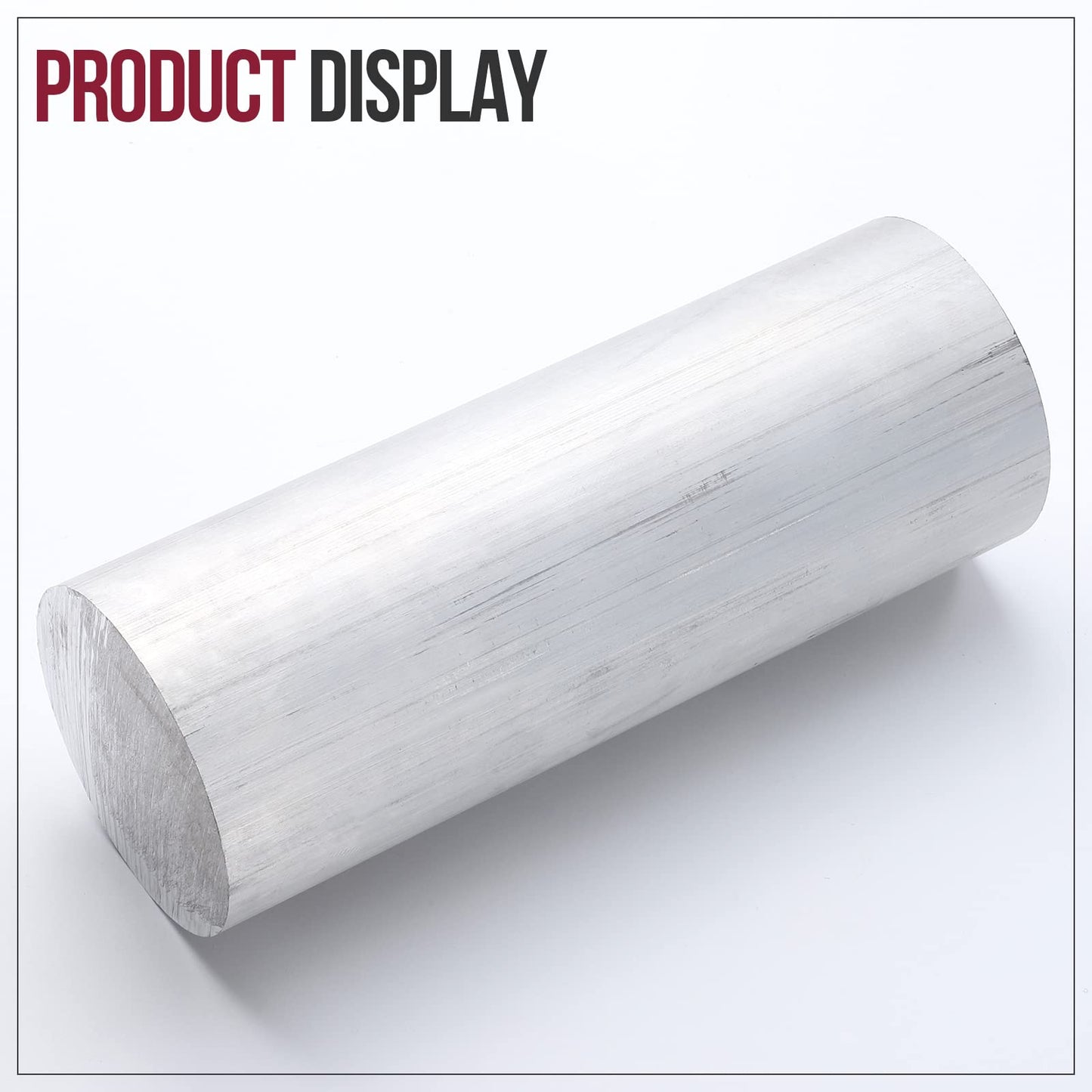 3" Diameter 6061 Aluminum Round Rod 7.8" (200mm) Long,+0/ -.02" T6511, Extruded, 3.0" Diameter Solid Lathe Bar Stock (1, 3x8 inch)