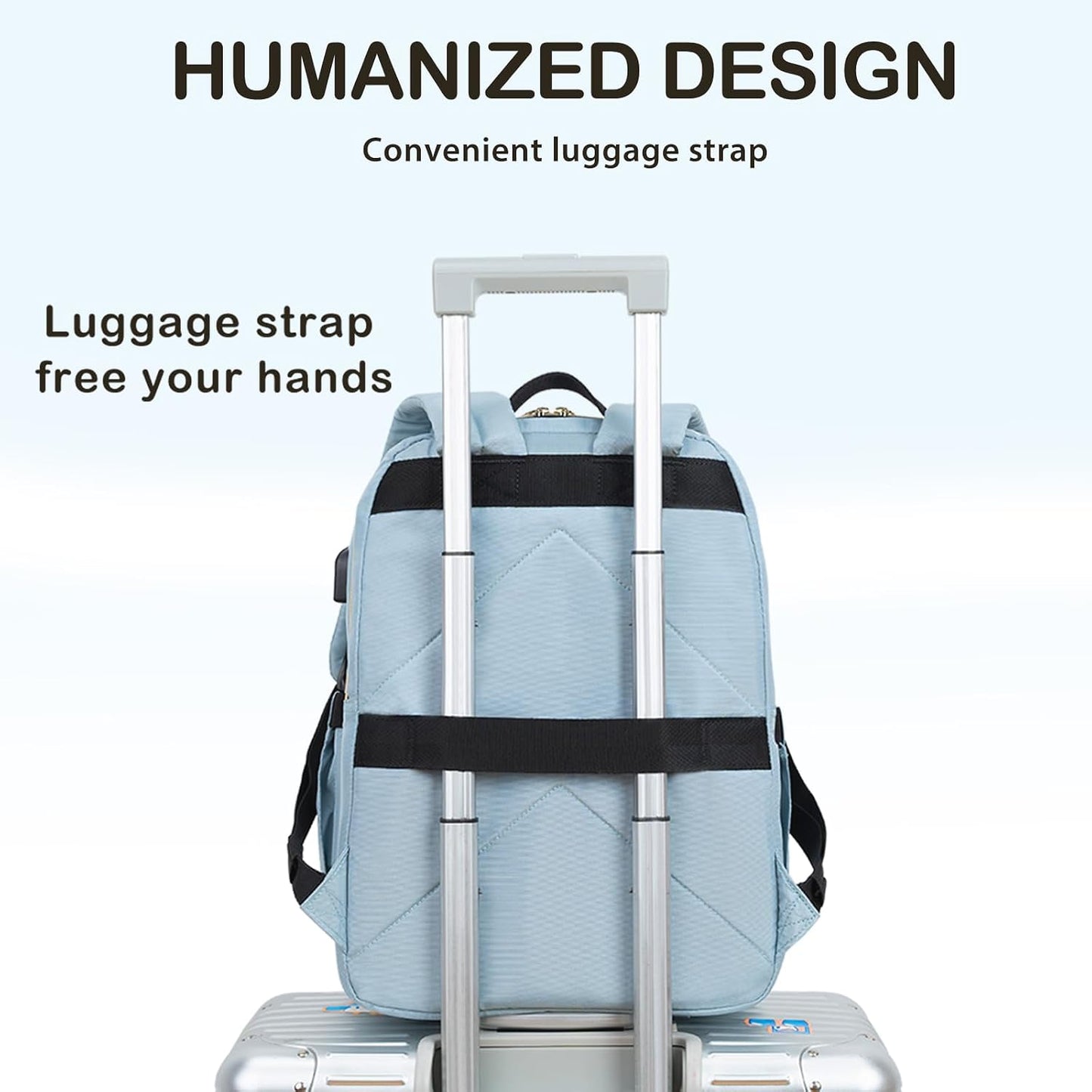 15.6 Inch Backpack Backpacks Daypacks VANKEAN Laptop for Women Work Laptop Bag Fashion, Waterproof Stylish Travel Bags