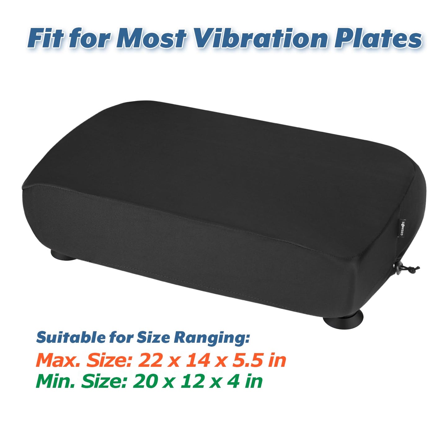 Cosmos Vibration Plate Cover Stretchy Dust Guard Sleeve for Vibration Plate Machine Protector Dust Cover Compatible with Life-pro Body Vibration Plate for Fitness Gym Weight Loss Shaping Home Exercise