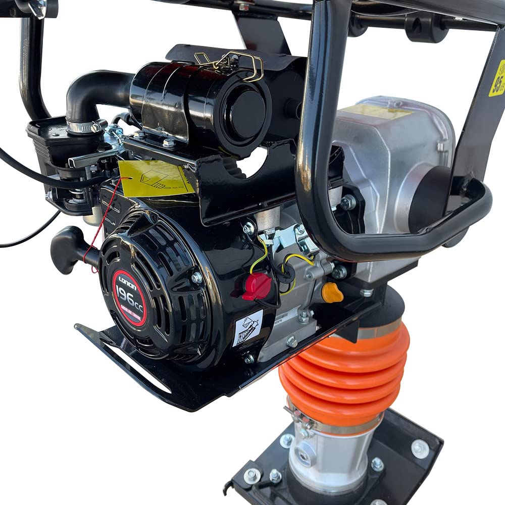 6.5 Hp Impact Jack Rammer Tamper Jumping Jack Compactor Recoil Starter with Wheels