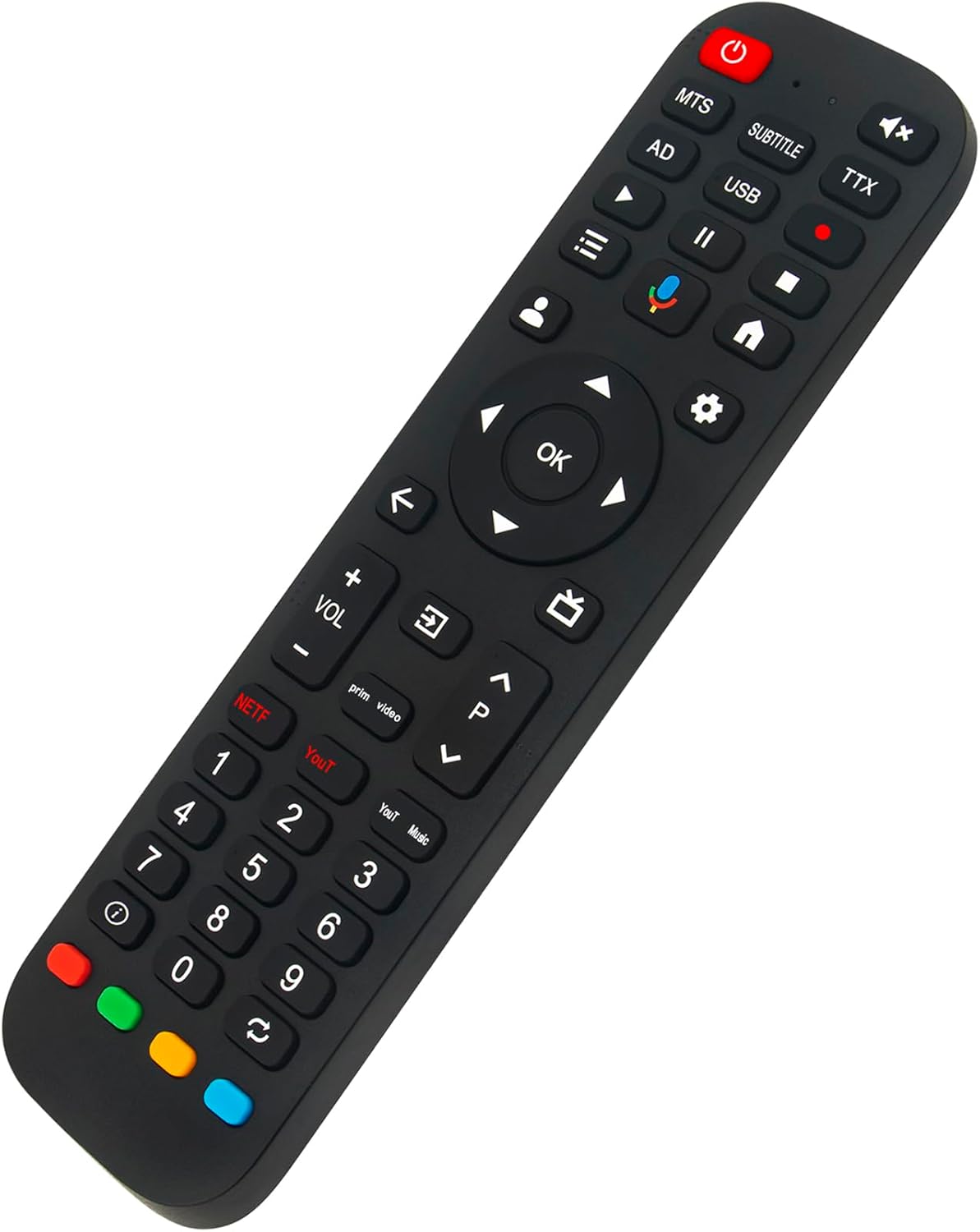 ZdalaMit 32/40/43 Inch CG40-P3 CG43-P3 CG32-P3 CA32-P3 CA43-P3 Voice Replace Remote Control Applicable for FPD