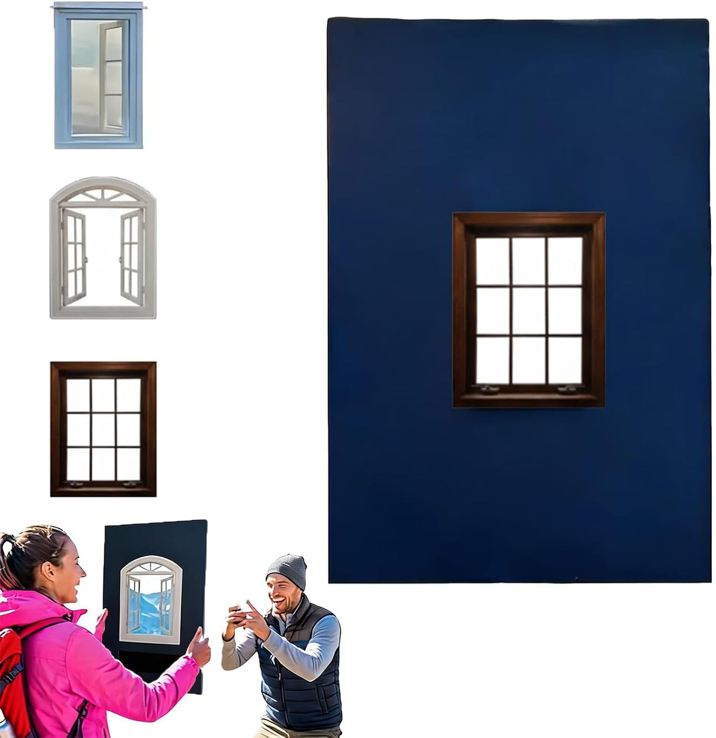 ZJHAHJY Creative Window Frame Photography Props - Portable Travel Viewfinder for Perfect Shots, Ideal for Journey