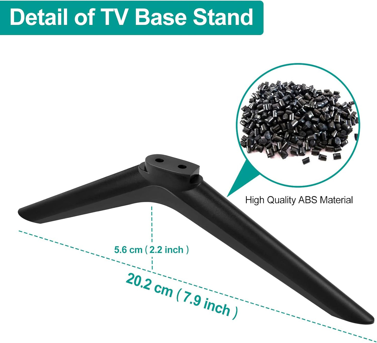 Dinghosen 32H4F 32H4030F1 40H4030F 43H4030F, TV Stand for Hisense TV Legs, Stand for Hisense Smart TV, for Replacement