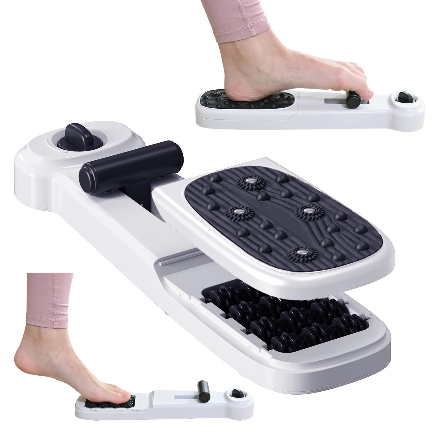 kisnbld Foot Arch Trainer,Plantar Fasciitis and Flat Feet with Adjustable Magnetic- Arch Support Strengthener with Massage, Portable for Home and Gym