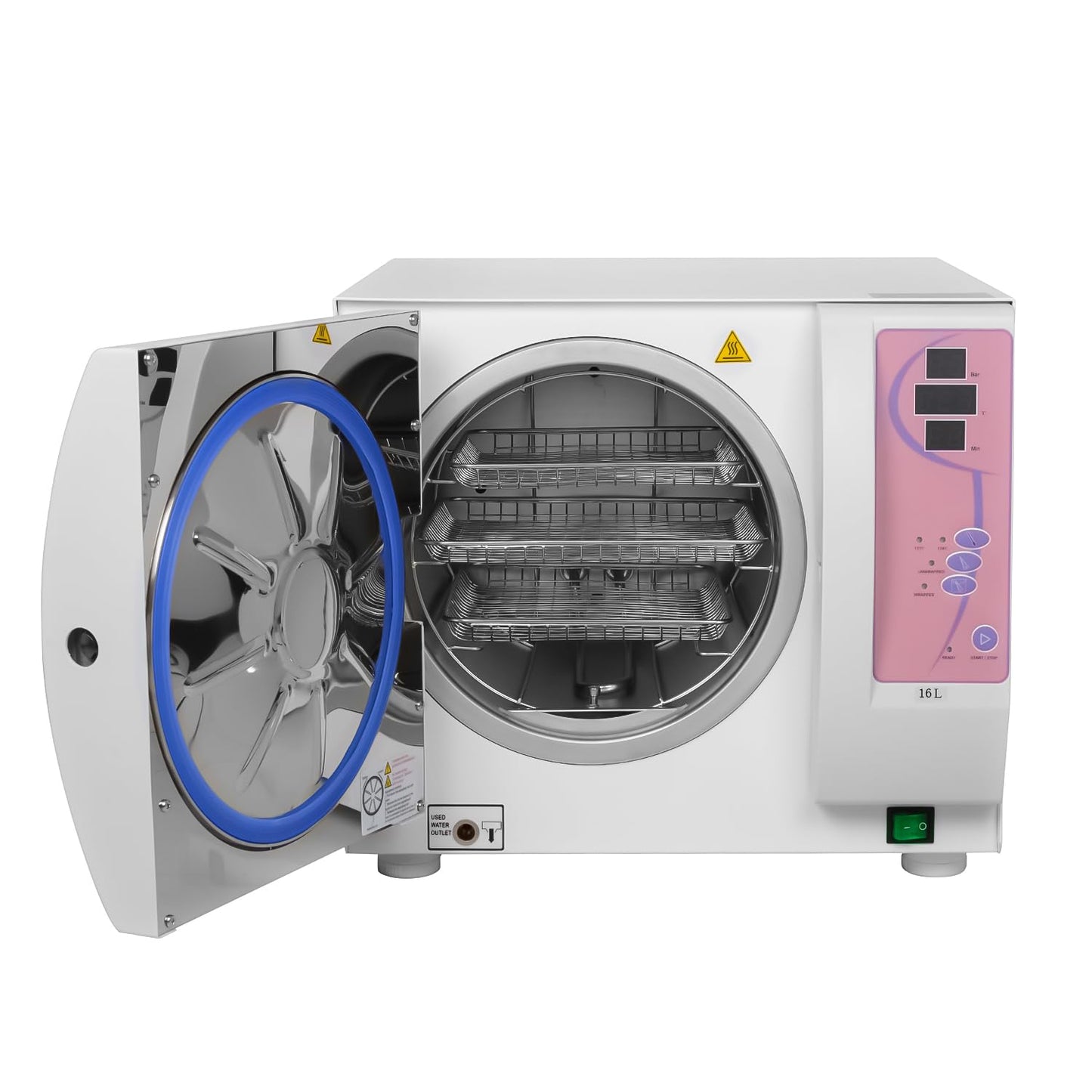 16L/18L/23L Benchtop Type Autoclave Class N Series Portable Lab Autoclave Steam Sterilizer (16L)