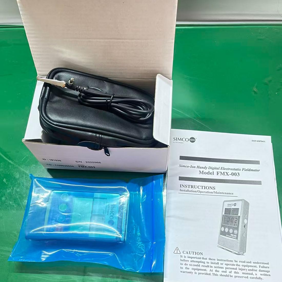 FMX-003 Electrostatic Fieldmeter Fmx003 ESD Voltage Tester Static Electricity Measure Elimination Monitor Field Meter