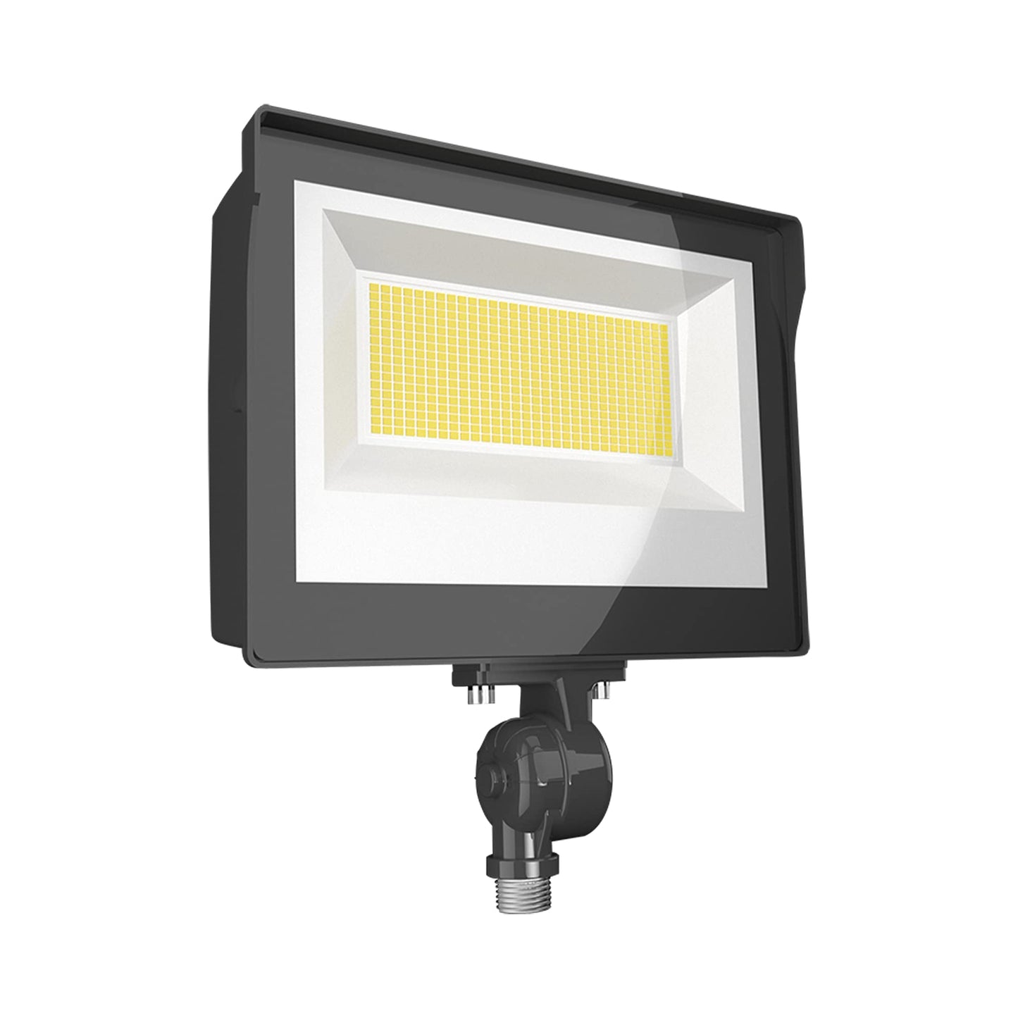 RAB Lighting X17 XFU 3-Way Adjustable Dusk to Dawn LED Flood Light, 3000K/4000K/5000K Selectable, 40W/60W/80W Adjustable, 0-10V Dim to 10%, 120-277 Volt, 1/2'' Knuckle Mount, DLC Premium