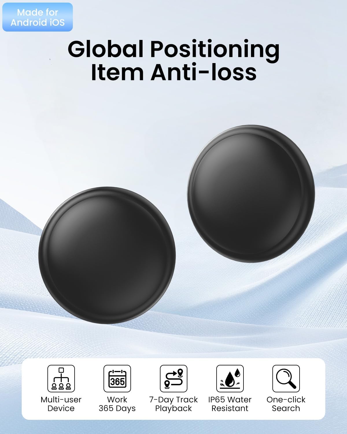 VVyL GPS Tracker Device for Car and Vehicles: Mini Hidden Magnetic no Subscription Trackers for Tracking Kids Elderly
