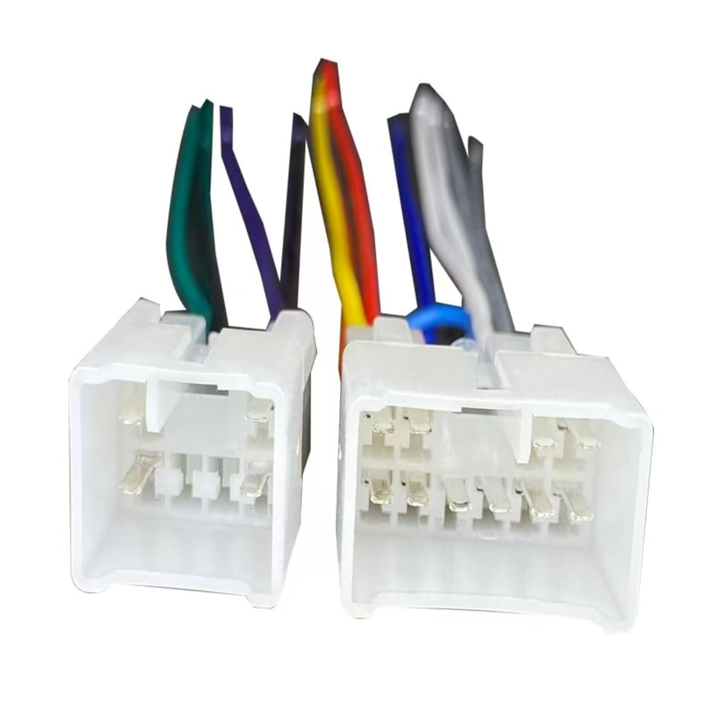 EZYUMM (1987-Up) 4 Universal Radio Wiring Harness for Toyota Vehicles - Speaker Plug & Play Stereo Installation Adapter