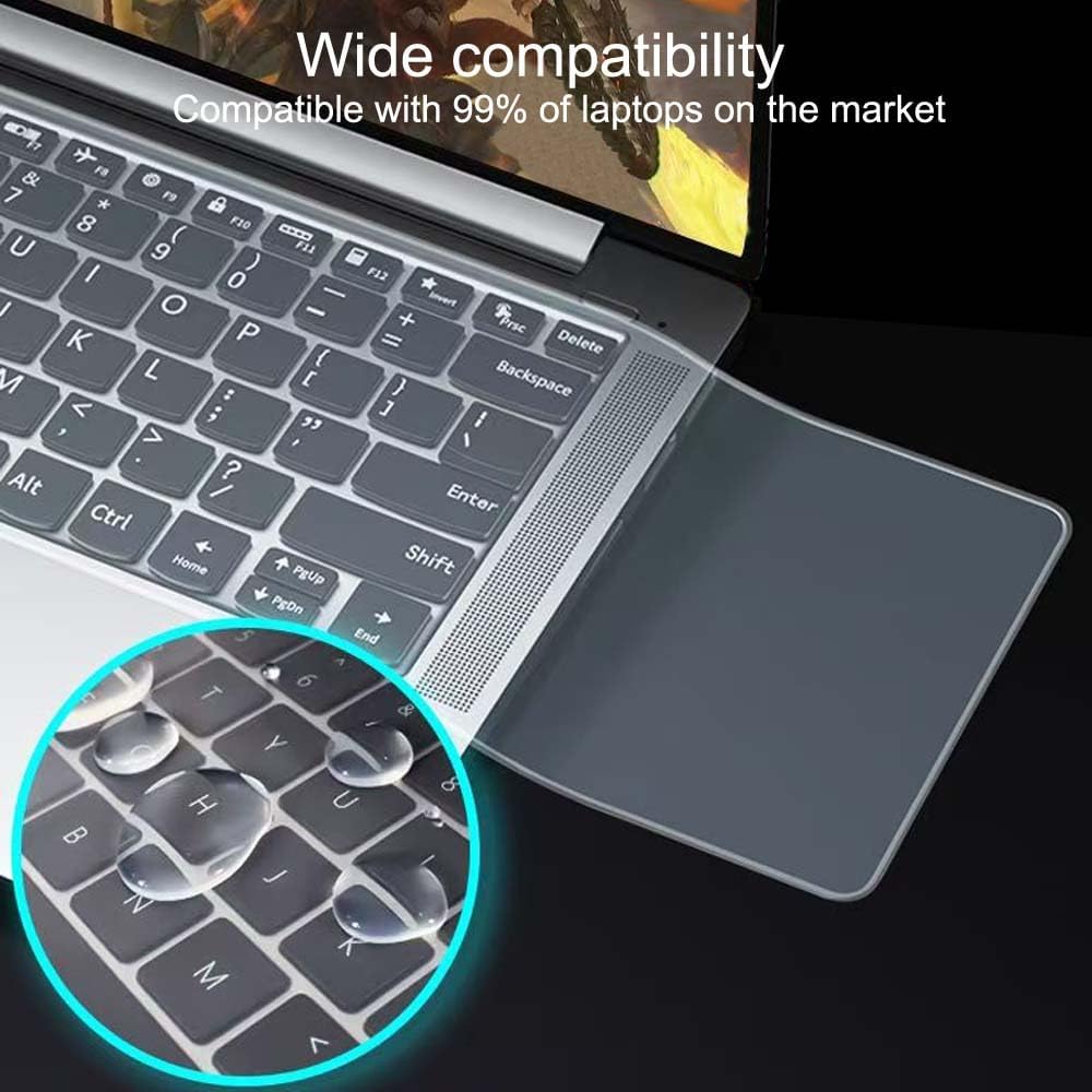 VORTINIOUS 13" 14" 15.6" 16" 17" inch 15"-17.6") Ultra Thin Keyboard Cover Protector, Compatible with Laptop Notebook