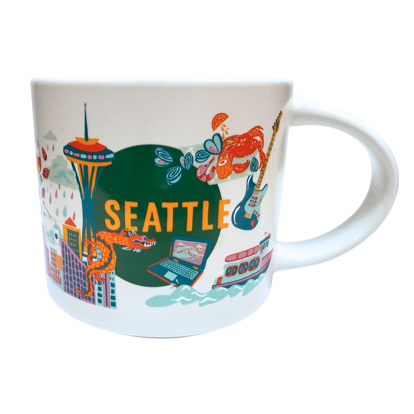 Starbucks Discovery Series Seattle Ceramic Mug, 14 Oz