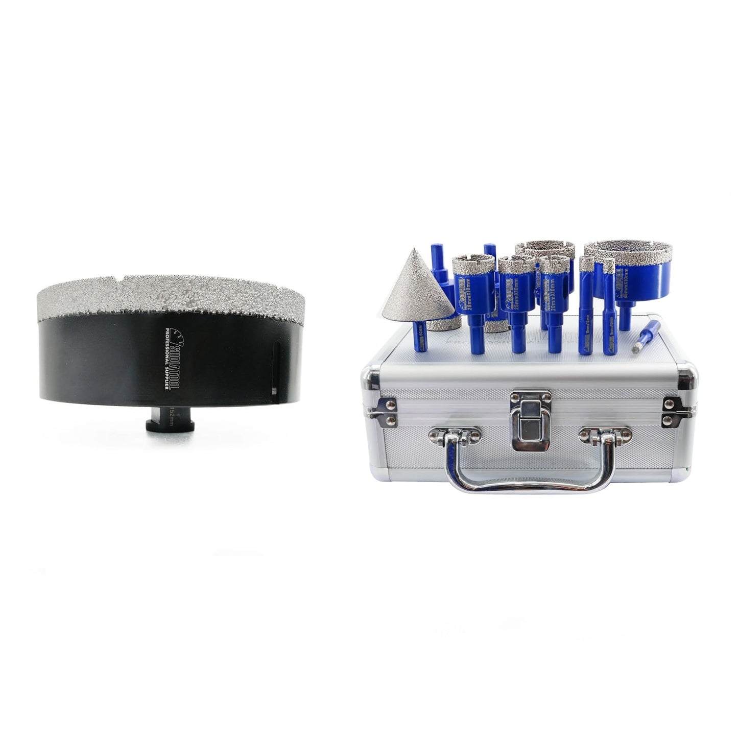 SHDIATOOL Diamond Core Drill Bits 6 Inch for Porcelain Ceramic Tile Marble Brick Vacuum Brazed Hole Saw