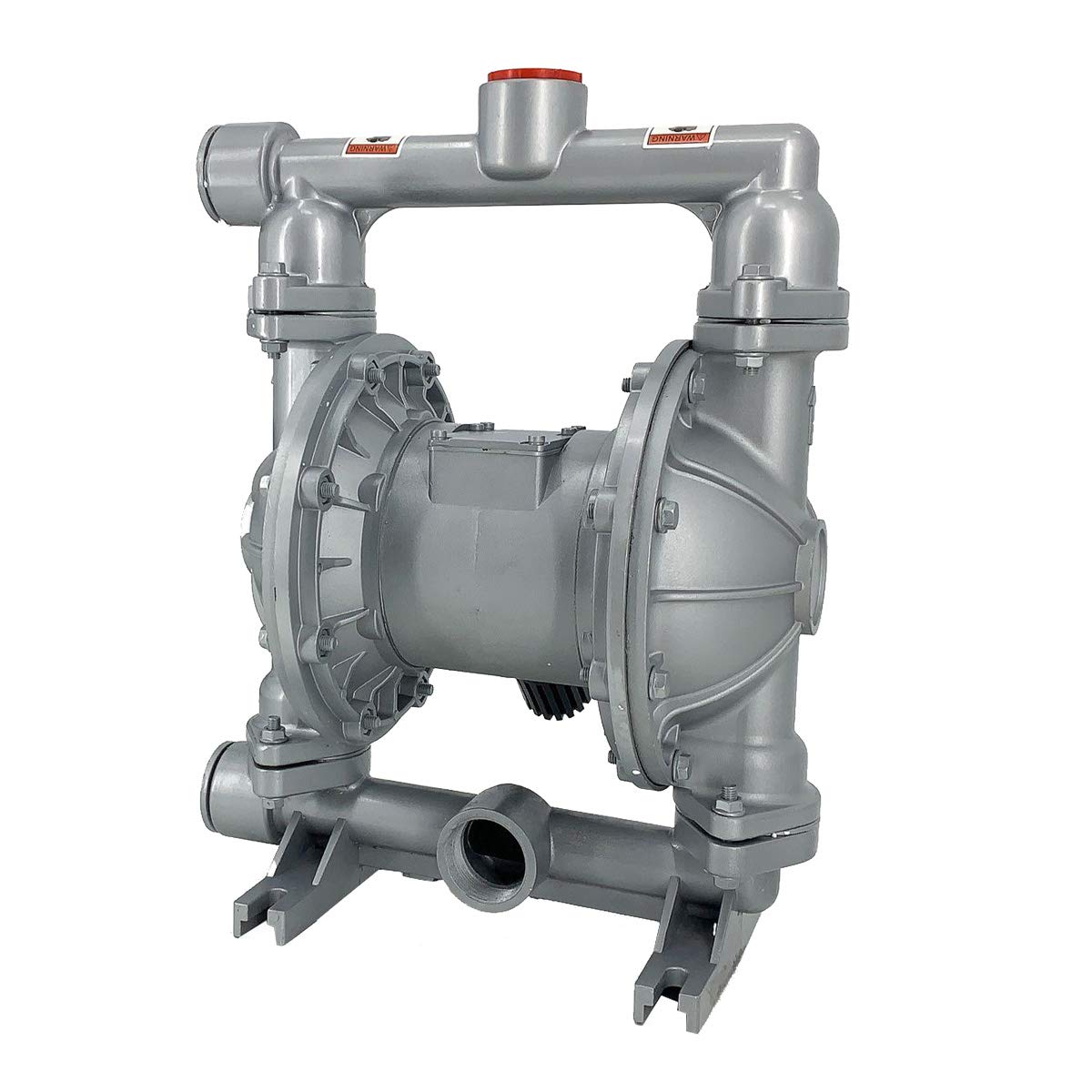 Cozyel Air-Operated Diaphragm Pump Double Diaphragm Pump 1-1/2 inch Inlet & Outlet, Dual Diaphragm Air Pump Aluminum Alloy 44 GPM Max 115PSI, QBK_40L