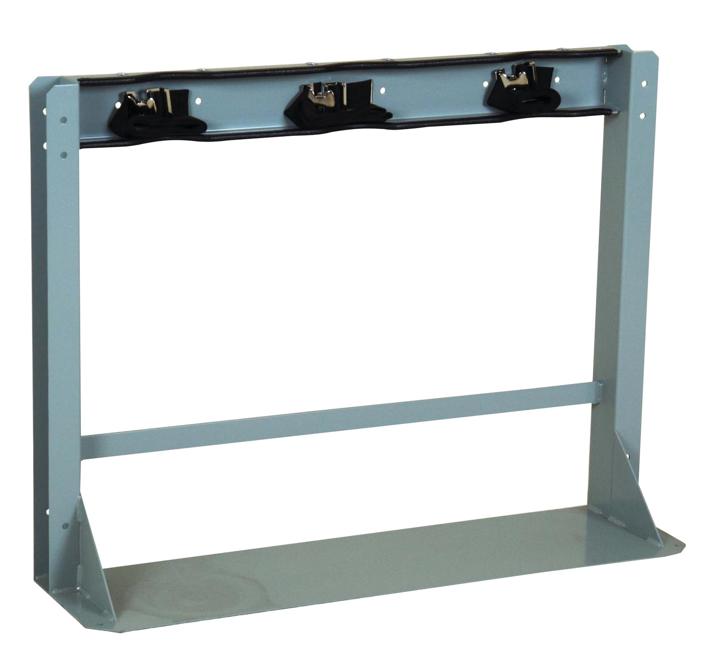Eagle Justrite Steel Gas Cylinder Floor Mount Storage Stand, Holds Three 4"-12" Cylinder, Made in The USA, 35294