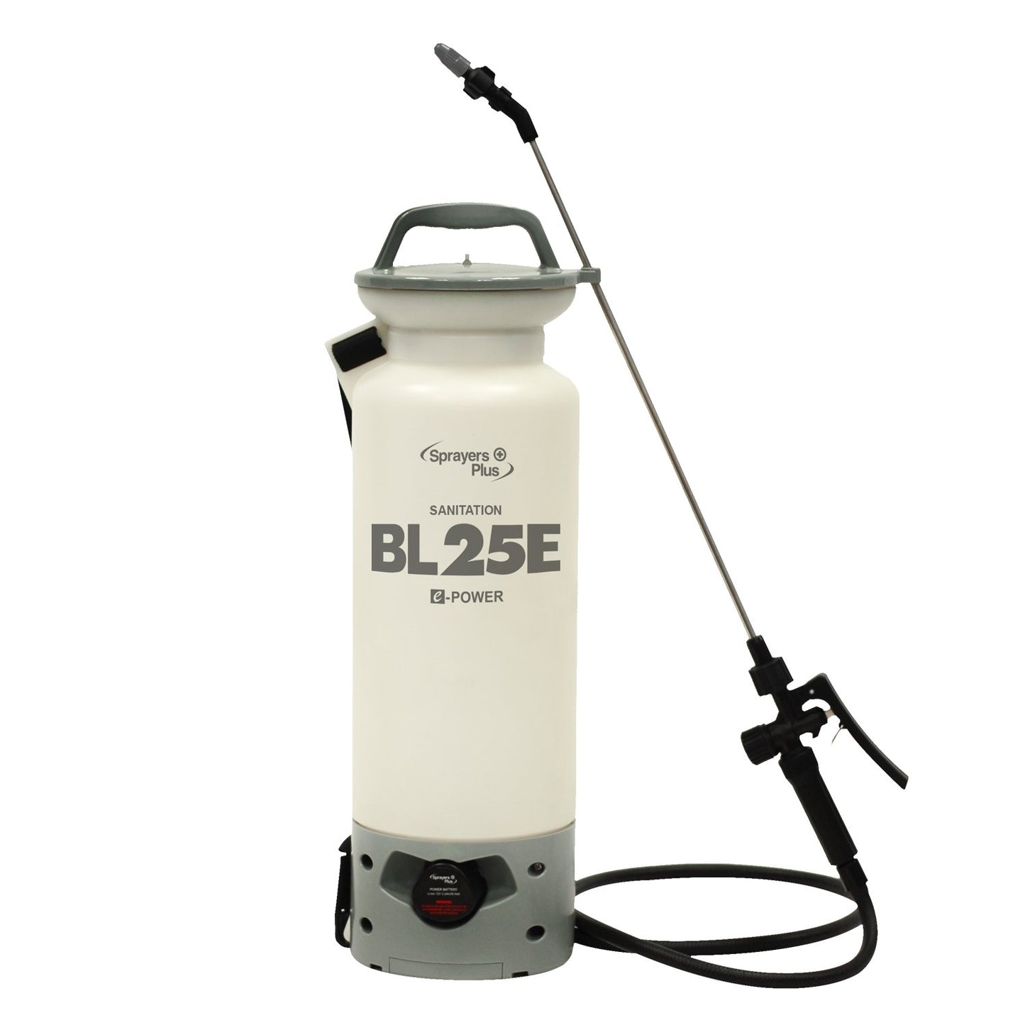 Sprayers Plus BL25E Battery Sprayer - 12V Lithium-ion, Sanitation, Bleach & Carpet Cleaning, 2 Gallon