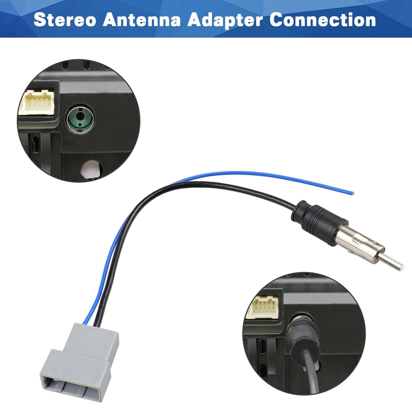 20Pin Stereo Wiring Harness Antenna Kit Car Stereo Wire Connector Replacement for Nissan Altima Frontier Versa Titan