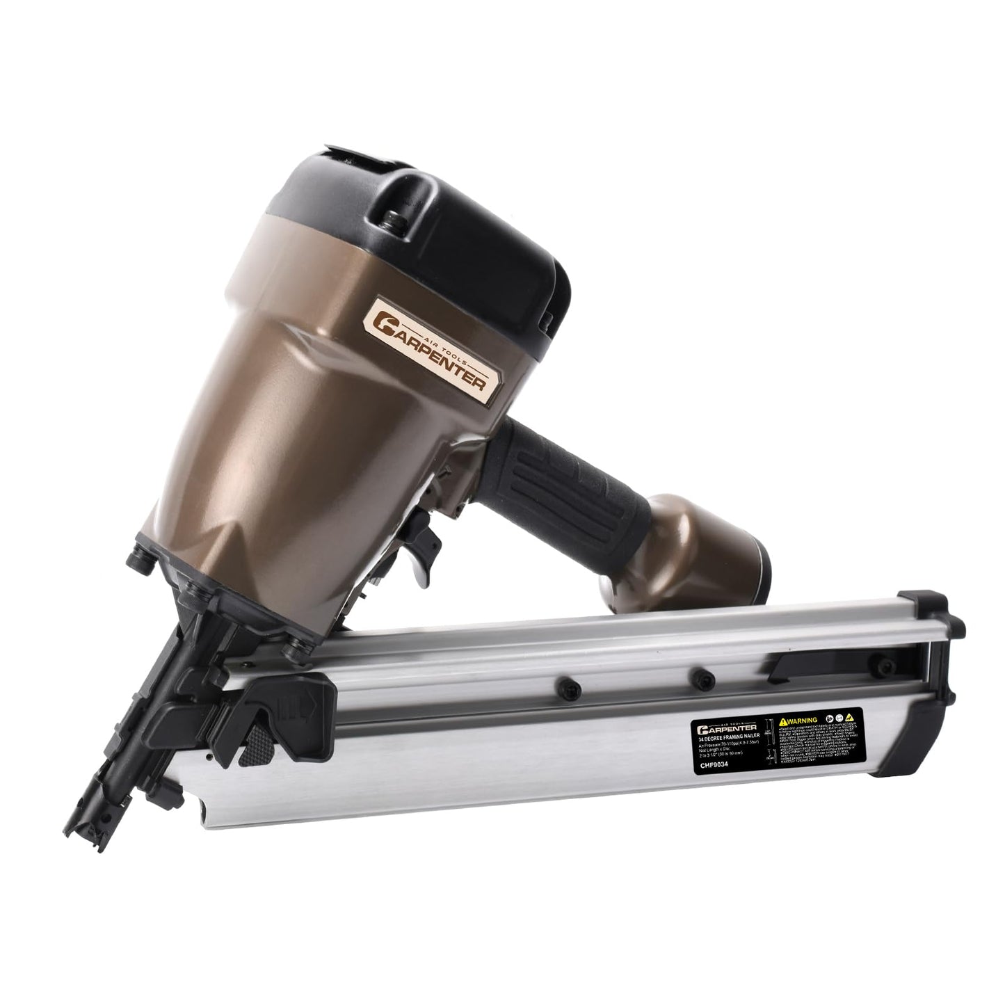 Carpenter Air Tools CHF9034 30-34 Degree Paper Collated Framing Nailer with 7 Year Warranty