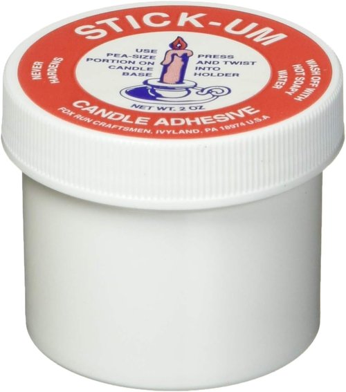 Fox Run Candle Adhesive - 2 Ounces for Straight Candle Placement | Secure Your Candles Effortlessly