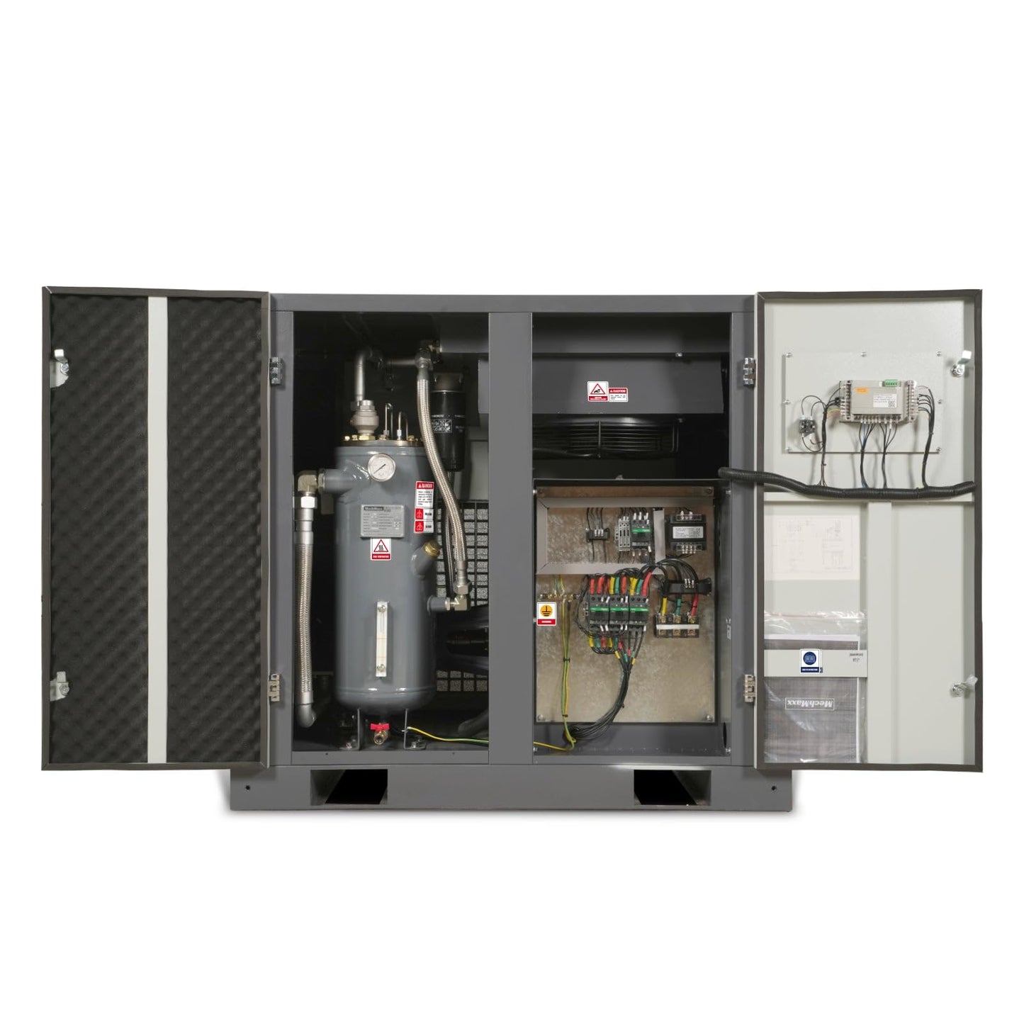 MechMaxx 106CFM Industrial Rotary Screw Air Compressor 30HP 116PSI 460V 3Phase Industrial-Grade,Model M30AC460