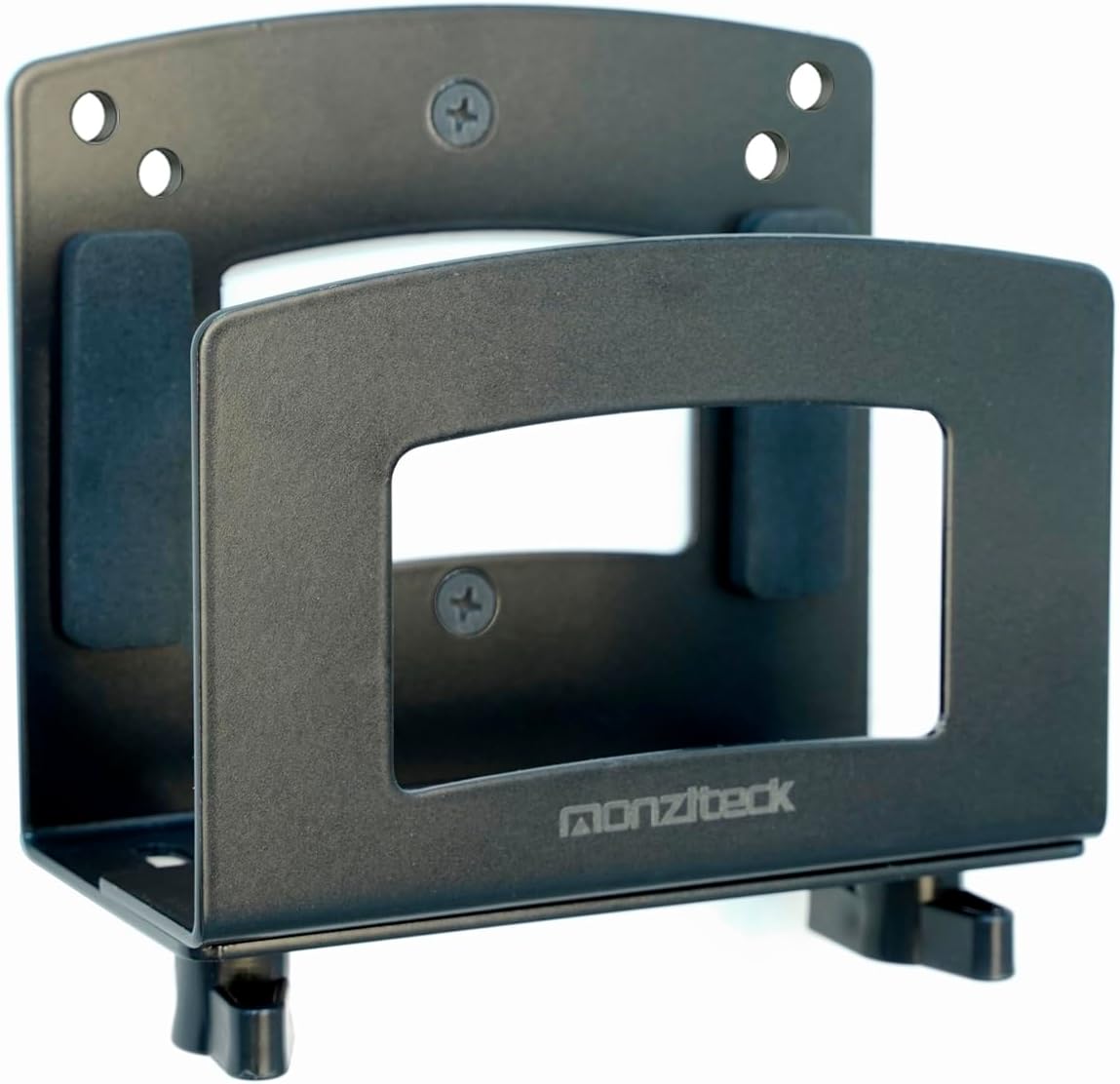 Monzlteck Adjustable Small Device Wall Mount Or VESA Mount Behind the Monitor |Design for Streaming Media Player