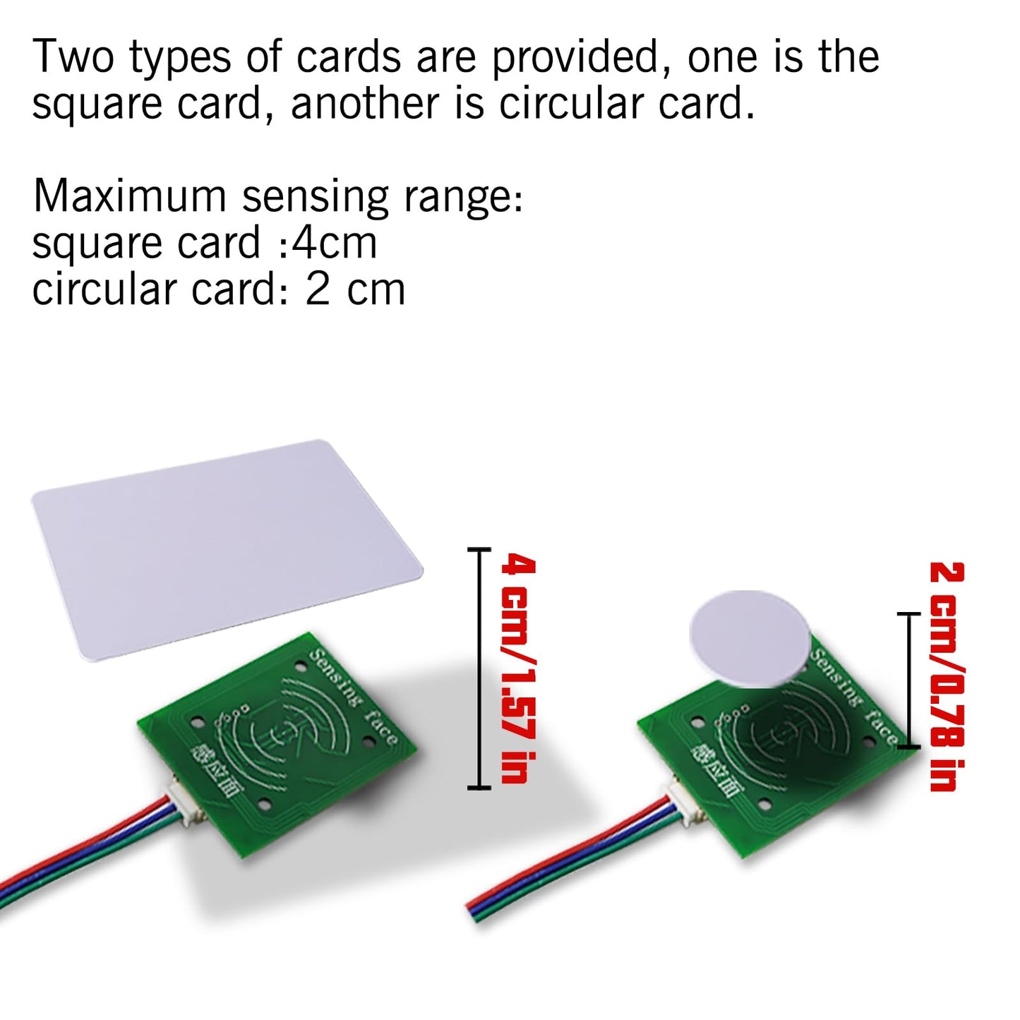 RFID Sensor Prop Escape Room Riddle IC Card Reader Programmable Controller Sequence & One-To-One Version Mysteries Game Clues (1 RFID with audio)