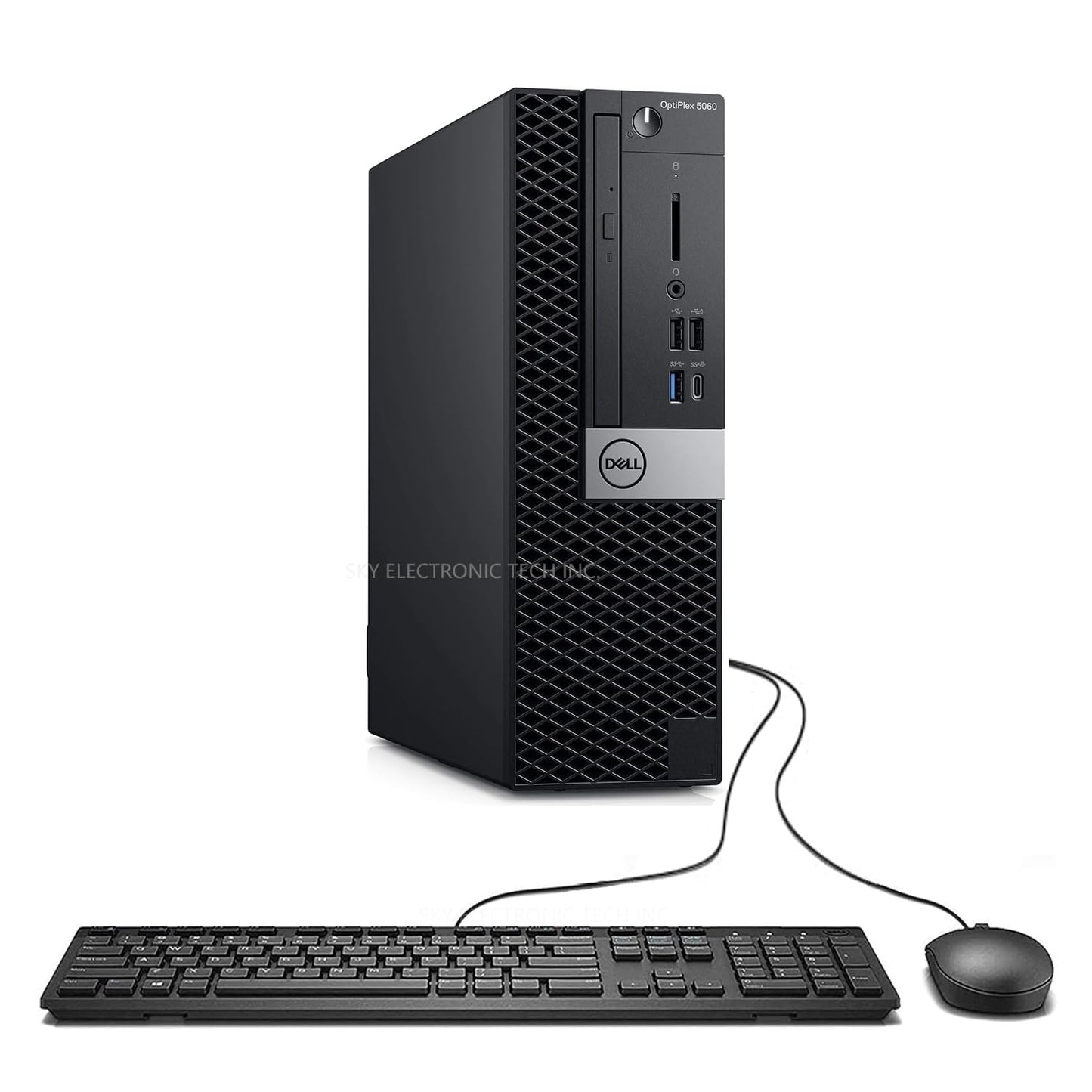 Dell OptiPlex 5060 SFF Bussines Desktop Computers, Intel 6-Core i5-8500 3.0 GHz Turbo 4.10GHz, 16GB DDR4 Ram, 512GB SSD, Keyboard & Mouse, WiFi, 4K Support, Win 11 Pro, Black (Renewed)