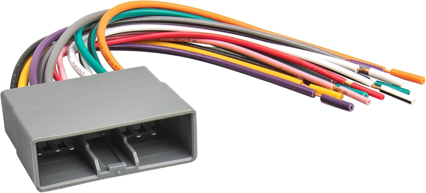 2007-2011 1989-2015 RED WOLF Radio Wiring Harness Compatible with Honda Civic CR-V Odyssey Pilot Acura RDX NSX RL TL
