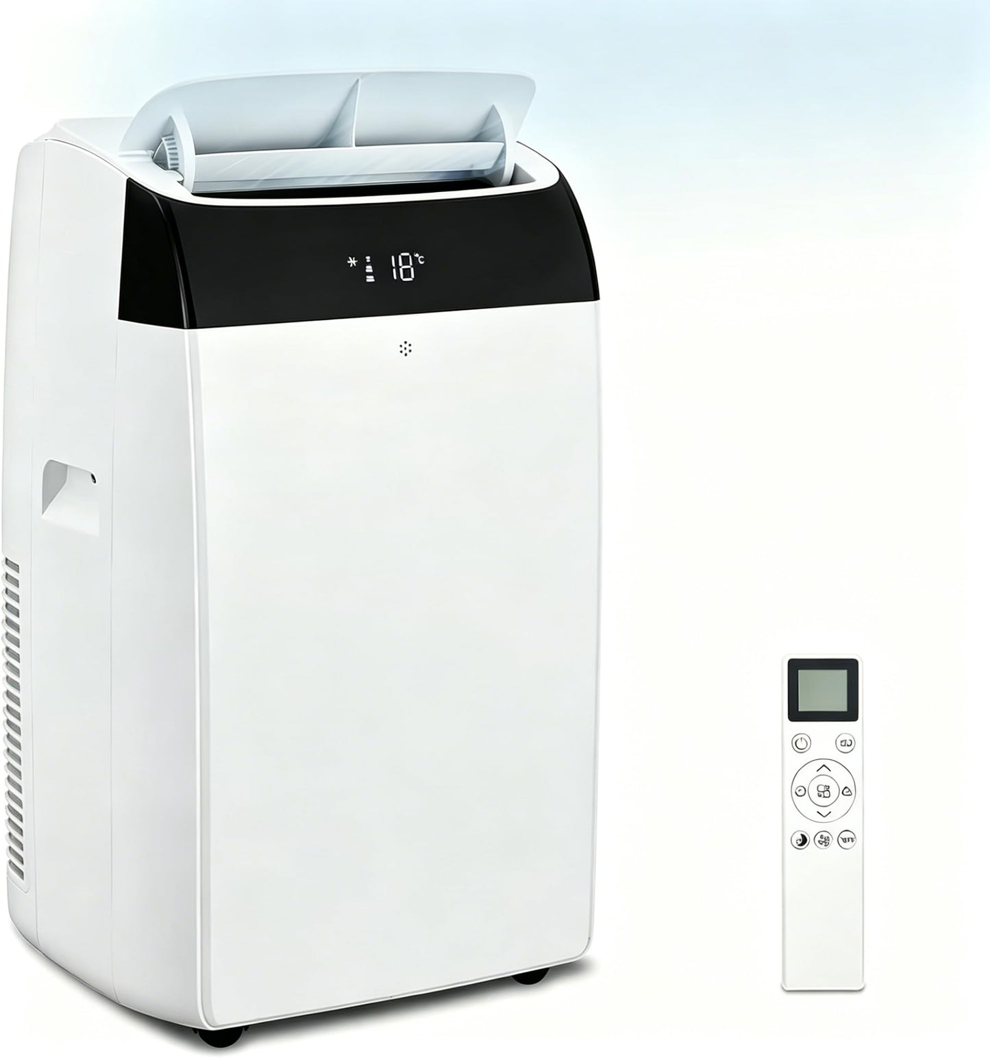 14000 BTU Portable Air Conditioners with Remote Control, 3-in-1 Free Standing Cooling AC Unit with Fan & Dehumidifier, Cools Room up to 750 sq.ft,Sleep Mode,3 Speed,Auto Swing,24H Timer