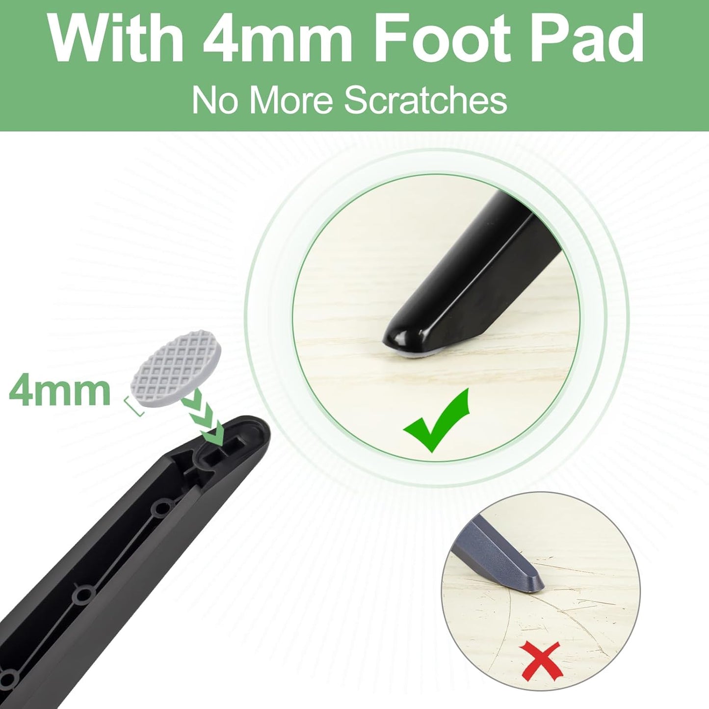 Varghesyla RTU5540, RTU5540-D, RTU5540-B, RLDED5098-B, RLED3221-D, RTR4360-US, PLED3996A-E RCA TV Stand Legs