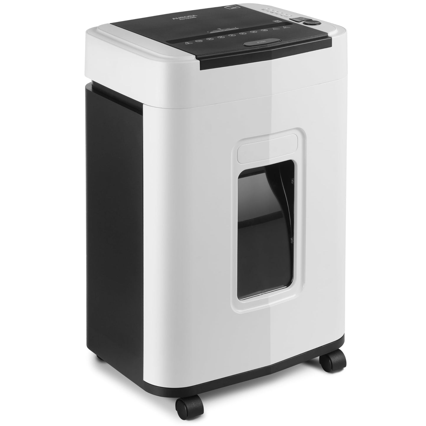 Aurora High Security 150-Sheet Auto Feed Micro-Cut Paper and Credit Card Shredder with 6.3 Gallon Pullout Basket / 60 Minutes/Security Level P-4