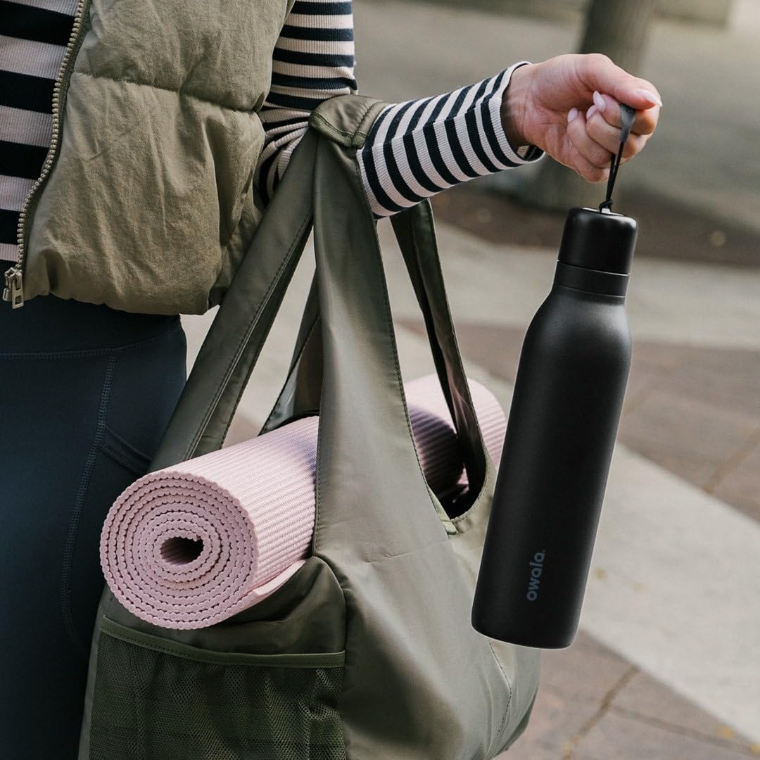 Owala FreeSip Twist Insulated Stainless Steel Water Bottle with Straw for Sports and Travel, BPA-Free, 24-oz, Denim