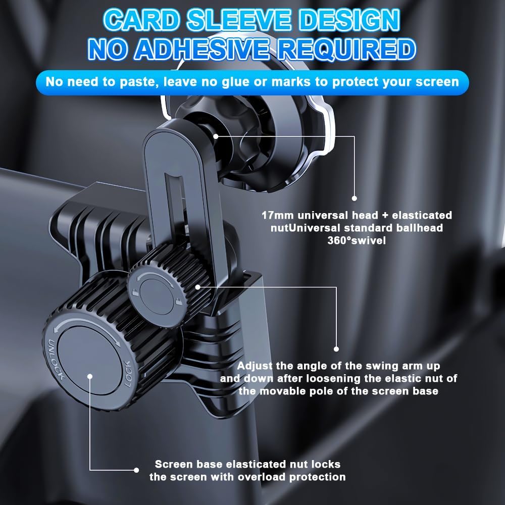 Cxqbsmy 3/Y/S/X/Cybertruck, Mobile Phone Holder for Tesla Model Strong Magnet for MagSafe Adjustable Car Mount, Car