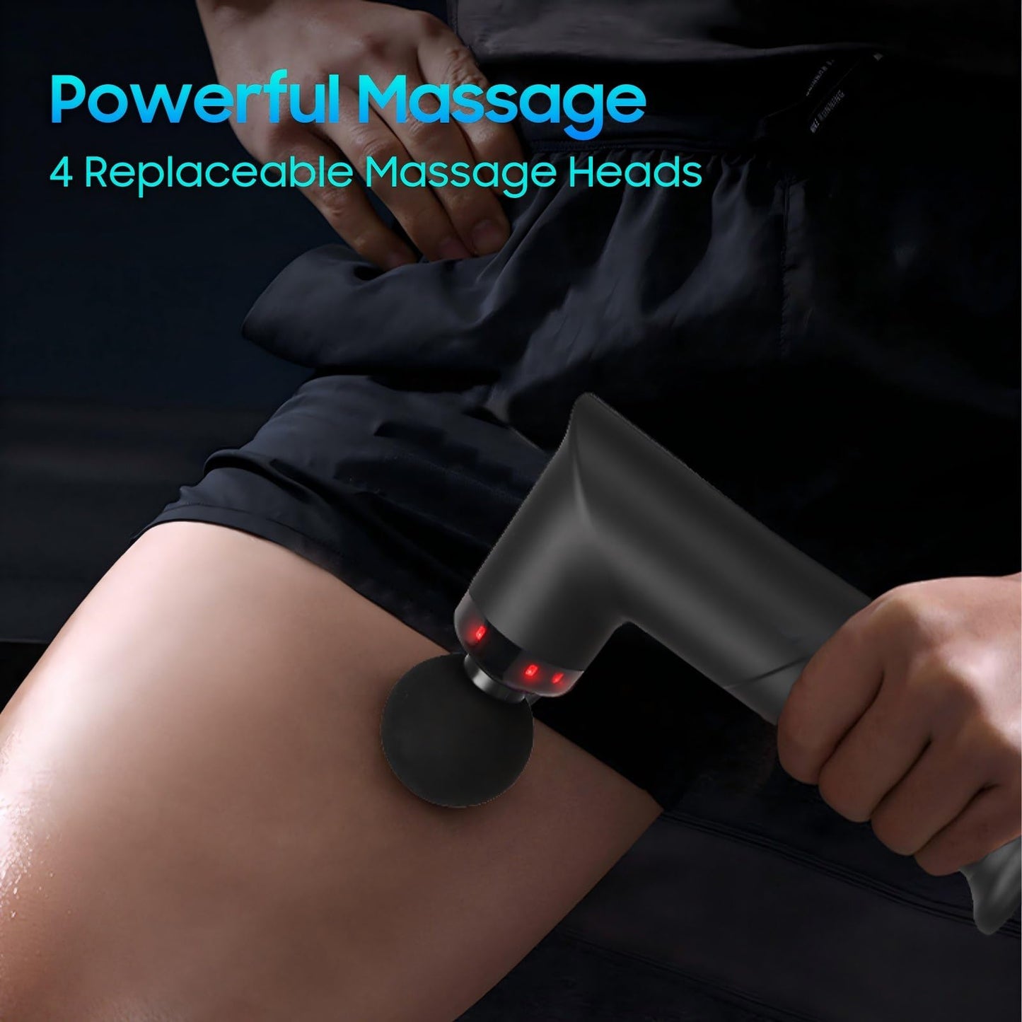 JOYSUWERUN Massage Gun – Mini Massage Gun for Portable Deep Tissue Massage – Quiet Massage Guns for Muscle Relaxation,