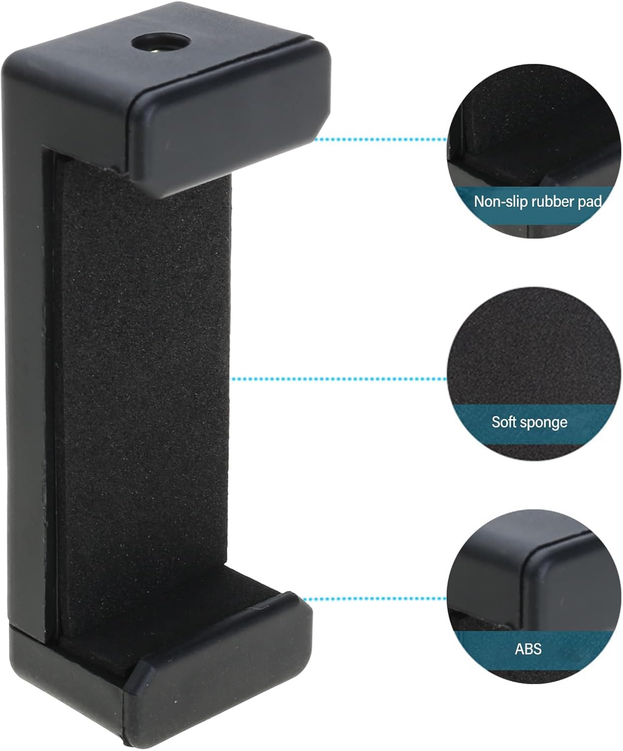 QMQJIA Phone Holder Clip for Tripods - Perfect for Selfies