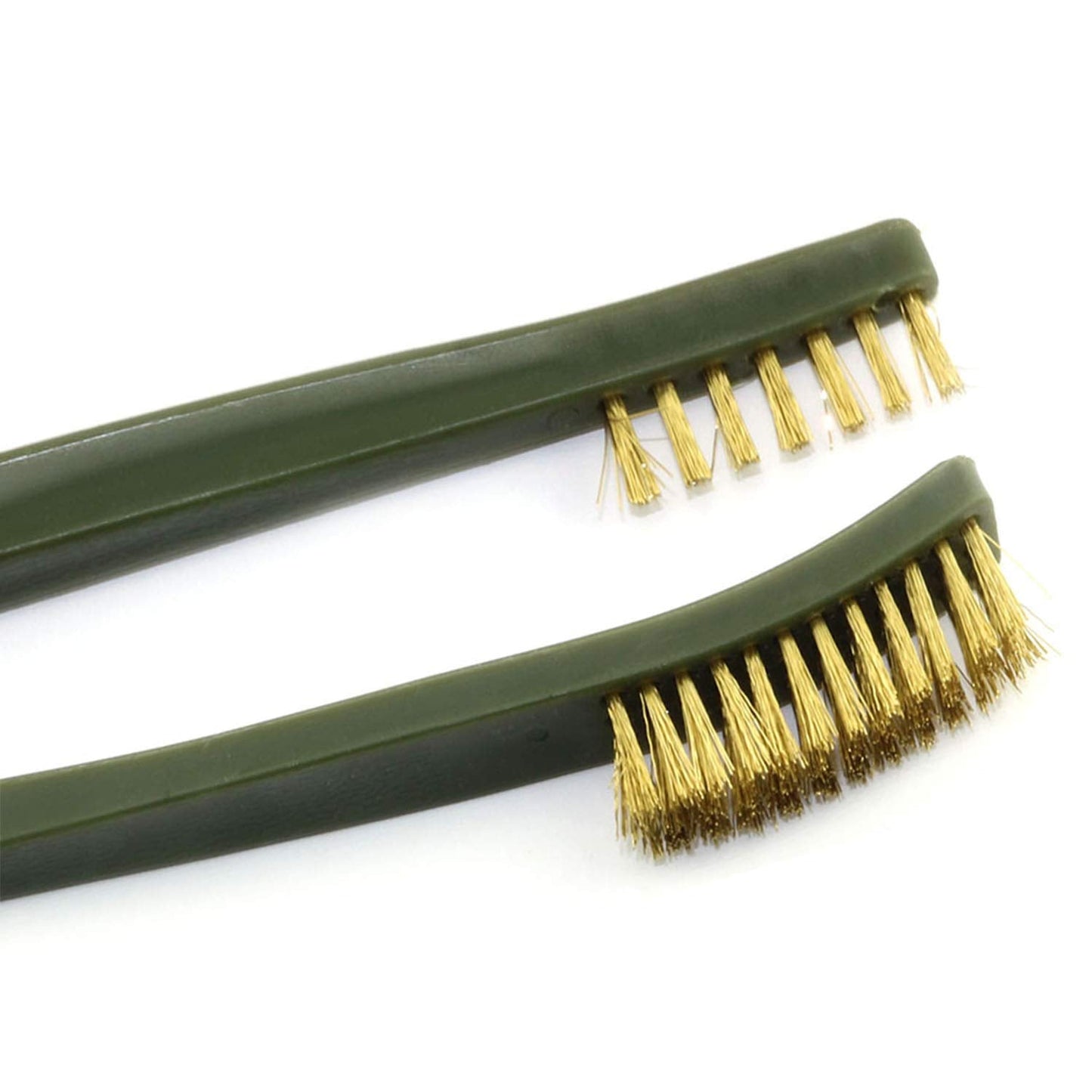 RuiLing 6-Pack Double-Ended Cleaning Brushes (2 Stainless Steel + 2 Brass + 2 Nylon)